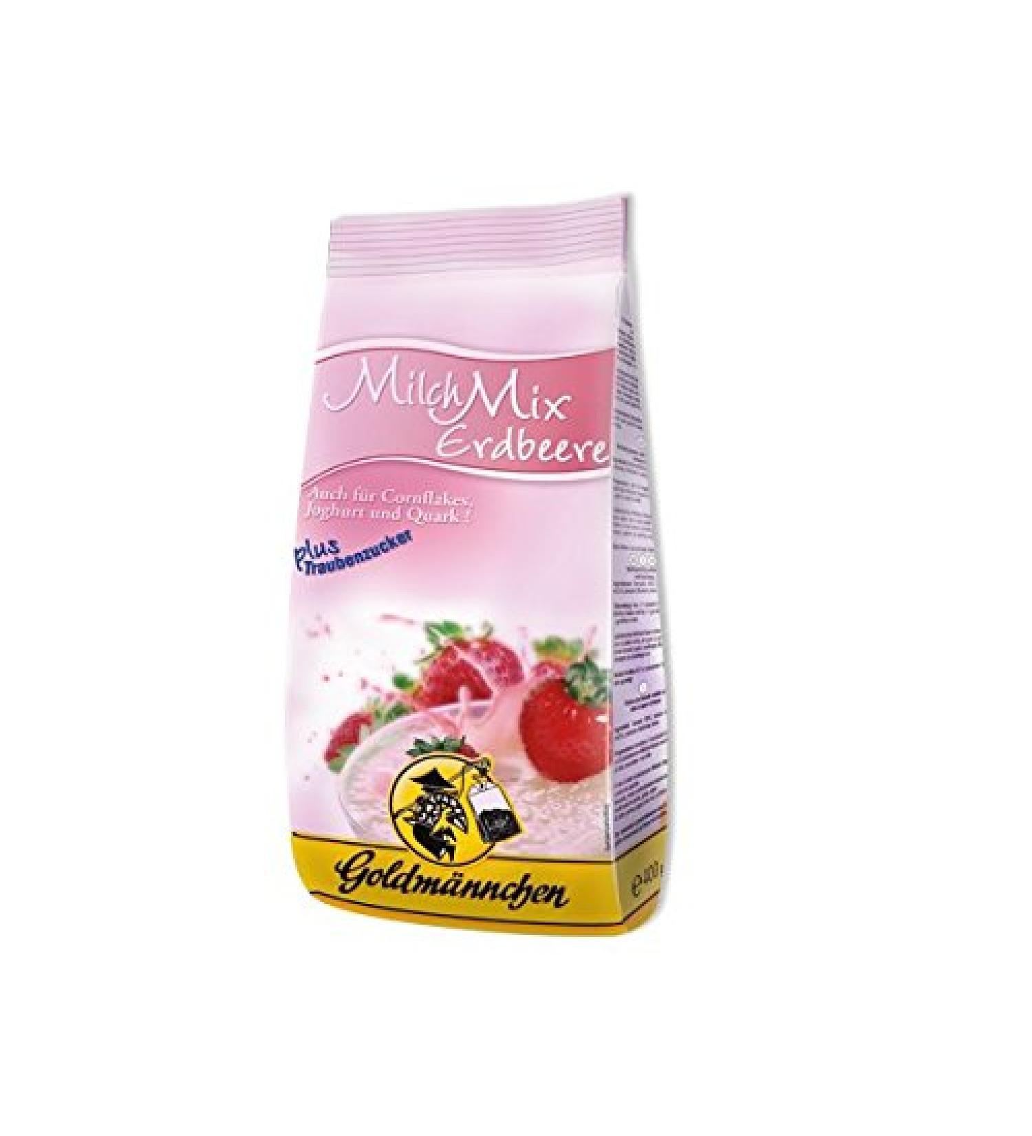 Goldm nnchen Tea Milk Mix Drink Powder 400g (Strawberry)
