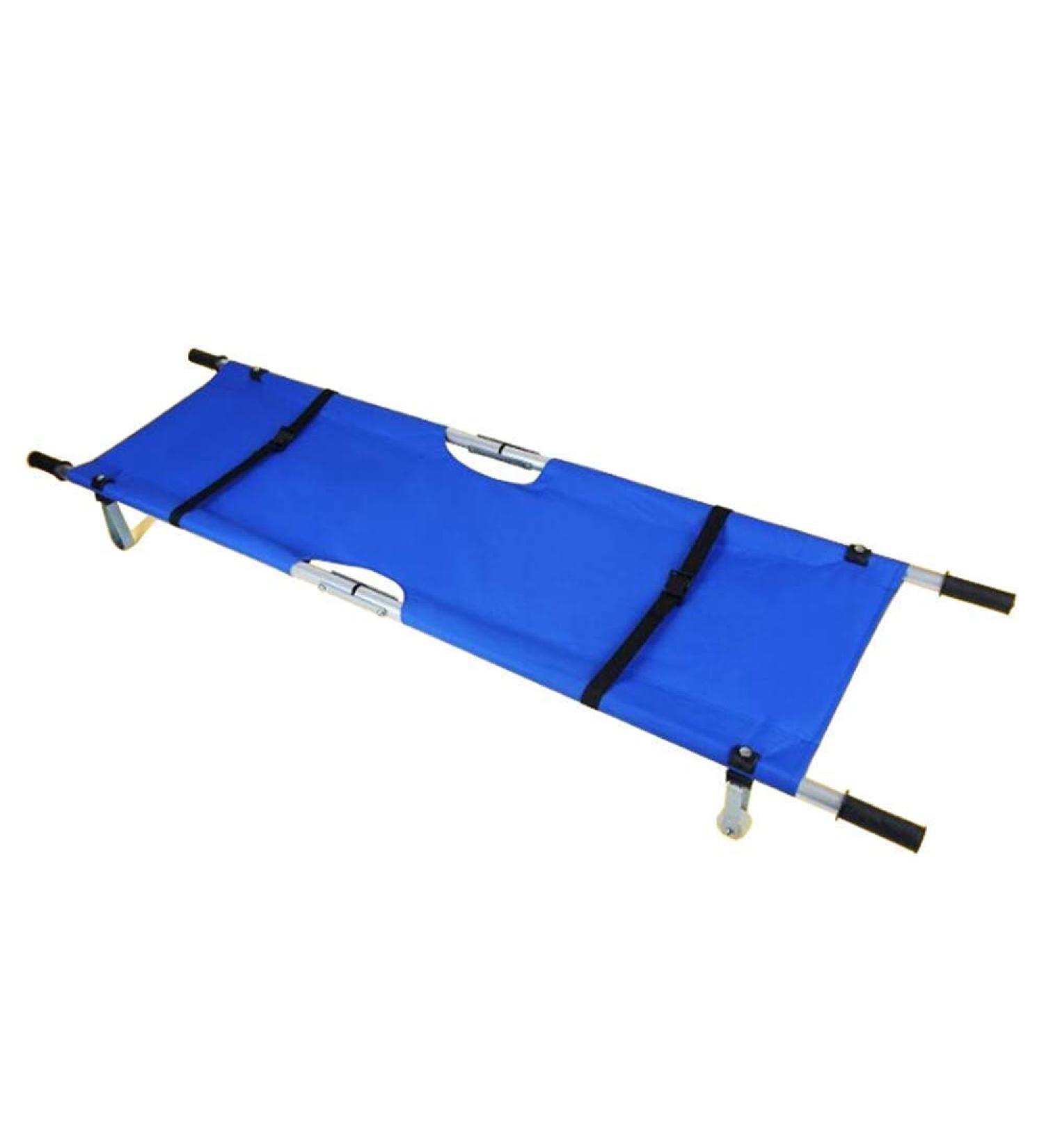 Folding Compact Stretcher Portable Stretcher with Wheels for Emergency Rescue Hospital Clinic Home Sports Venues - Buy Online on GoSupps.com