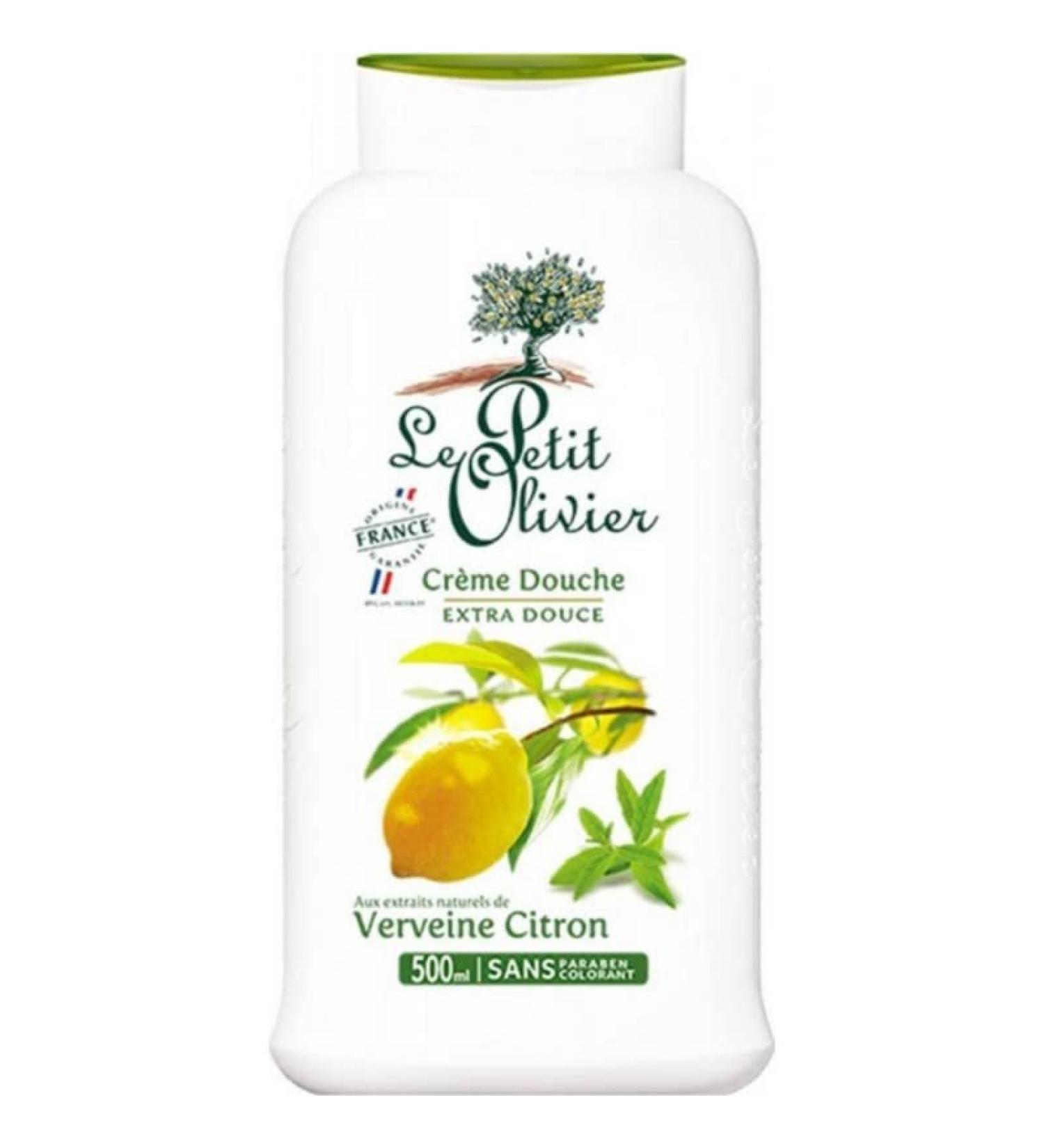 Little Olive Tree Le Petit Olivier Shower cream extra soft with natural extract of verbena lemon 500 ml 4 pieces