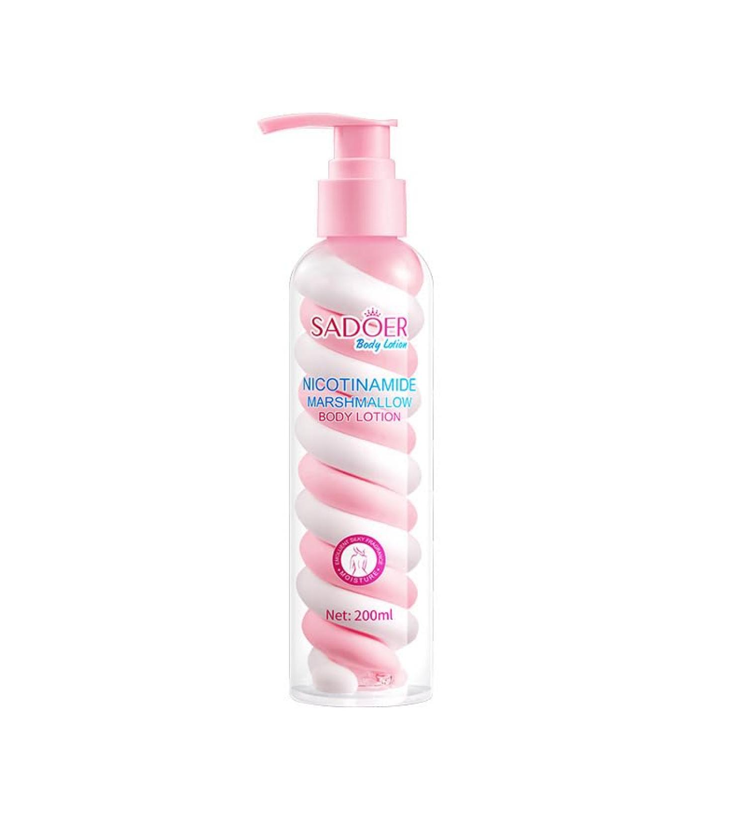 Avocado Marshmallow Body Lotion 200ml - Moisturizes Softens & Smooths Dry Skin | Niacinamide Enriched International Shipping Available - Buy Online on GoSupps.com