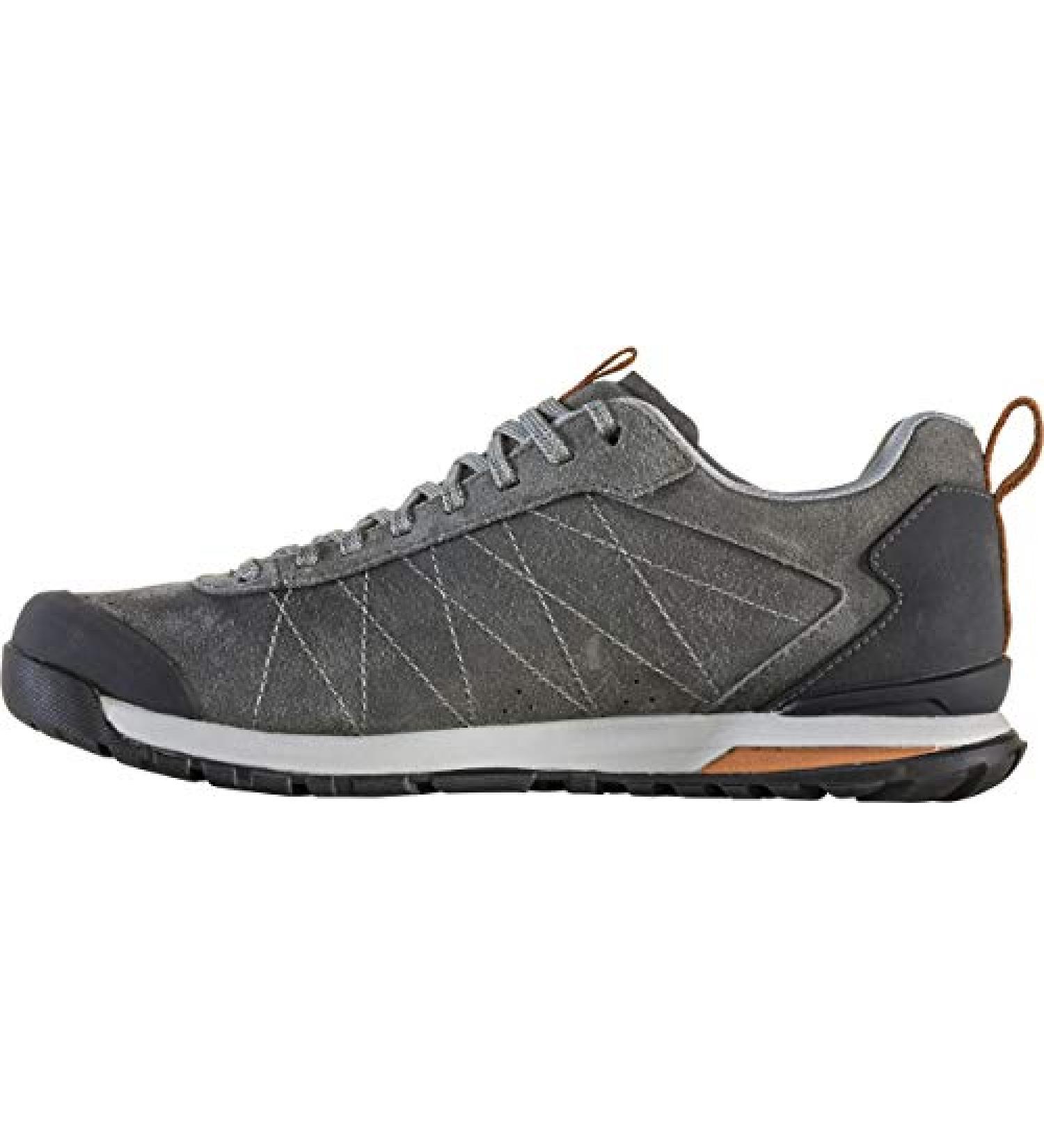 Oboz Bozeman Low Leather Hiking Shoe - Men's Charcoal 11 - Buy Online on GoSupps.com