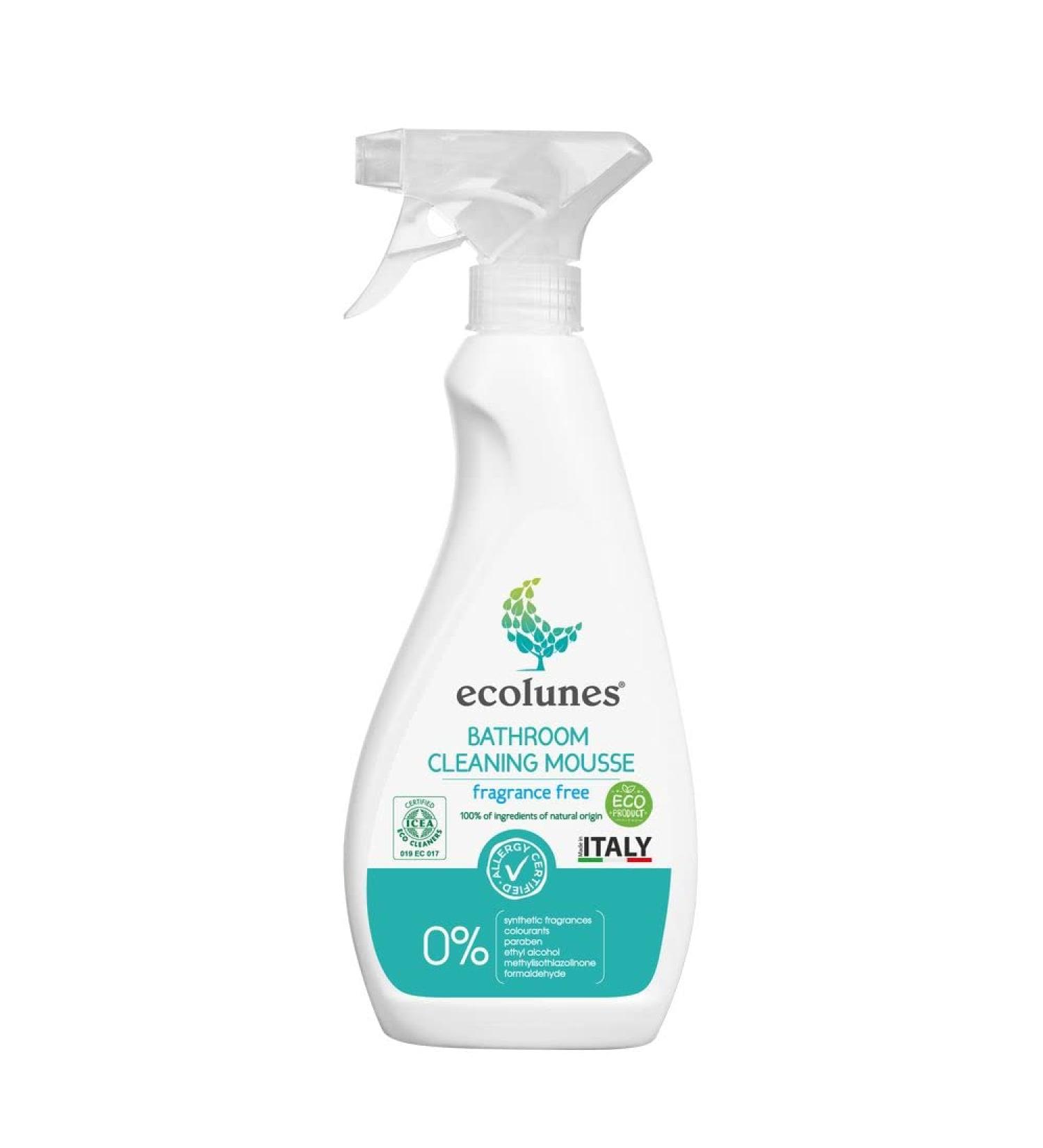 Ecolunes Fragrance Free Bathroom Cleansing Foam 100% Natural Ingredients