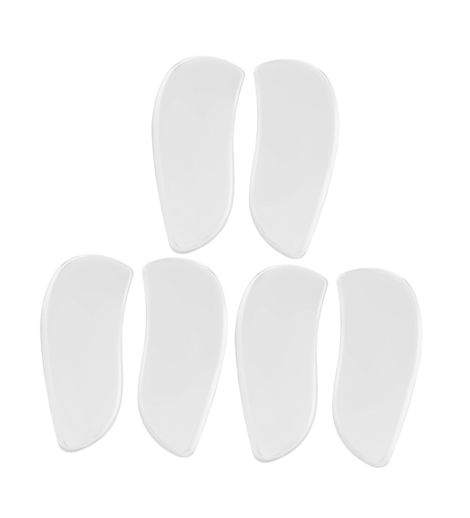 GLEAVI 6 Pairs Gel Insoles for Osteoarthritis & Knee Pain Relief | Adhesive Silicone Heel Inserts for Men & Women - Comfort for High Heels - Buy Online on GoSupps.com