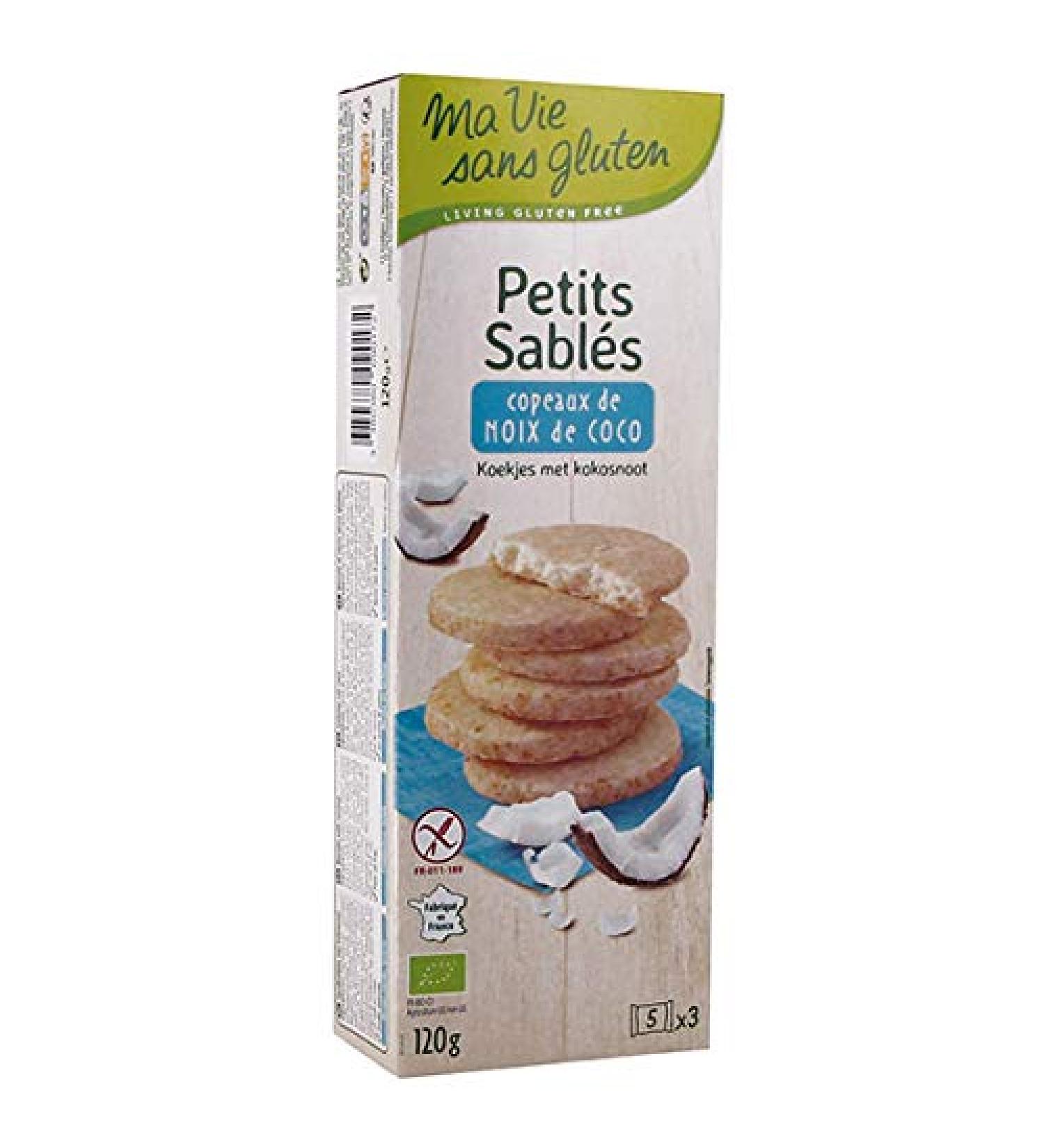 My Life Without Gluten - Gluten Free Coconut Shortbread Cookies 120G - Sold per unit - Buy Online on GoSupps.com