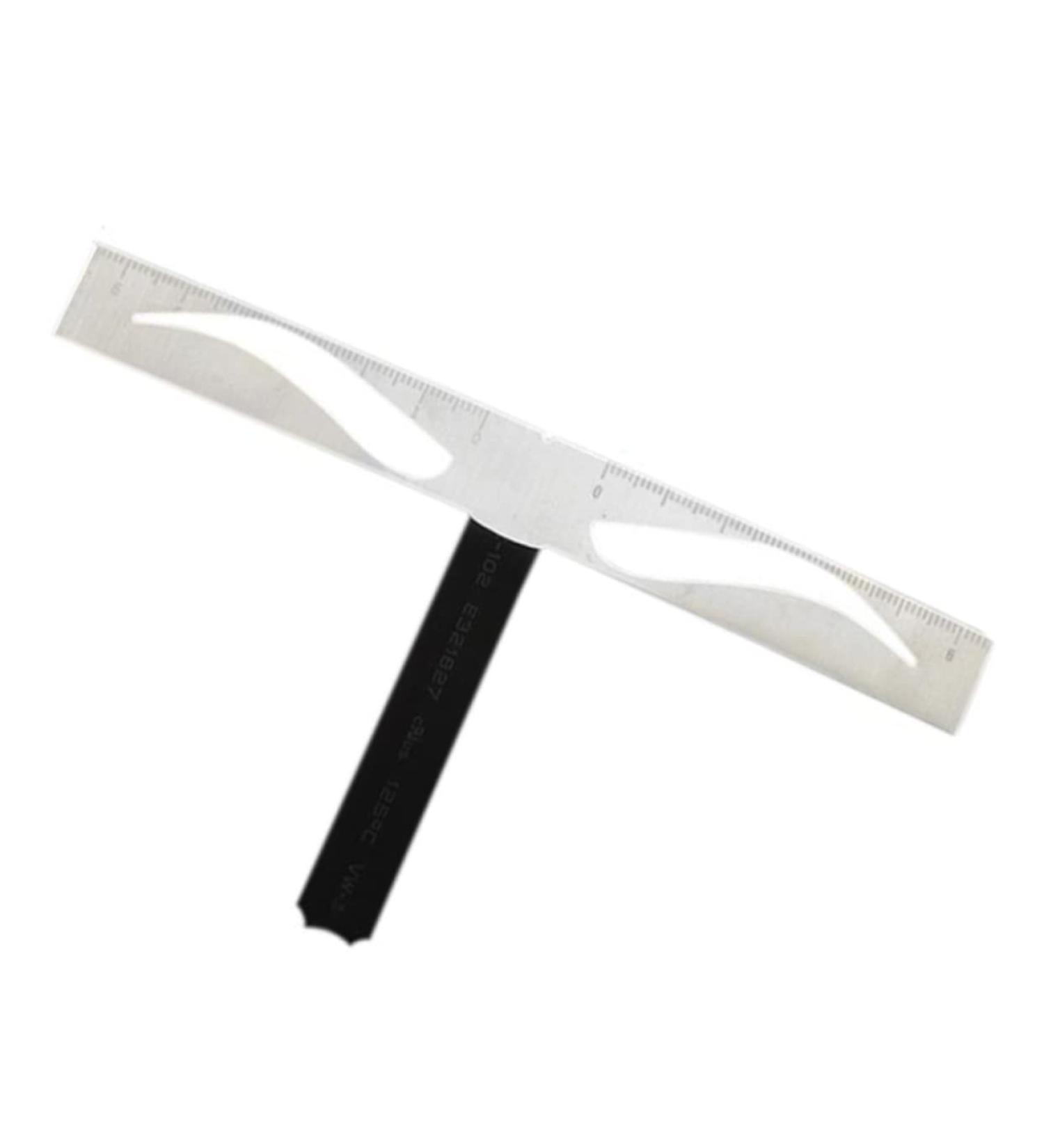 Outanaya 1pc Eyebrow Ruler Stencil Eyebrow Template Eyebrow Drawing Tool Positioning Ruler Stainless Steel Size 1 As Shown - Buy Online on GoSupps.com