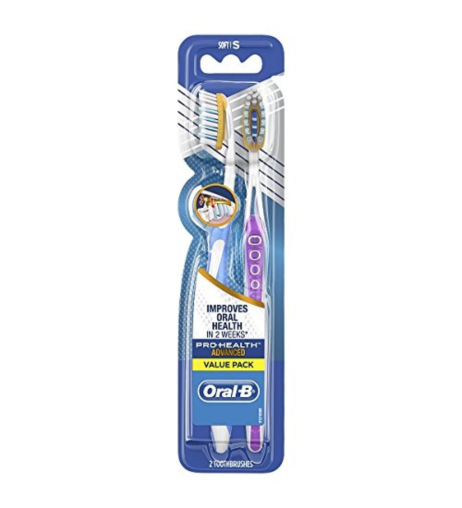 Oral-B Pro-Flex Soft Toothbrush - 2 Pack for Superior Oral Care - Buy Online on GoSupps.com