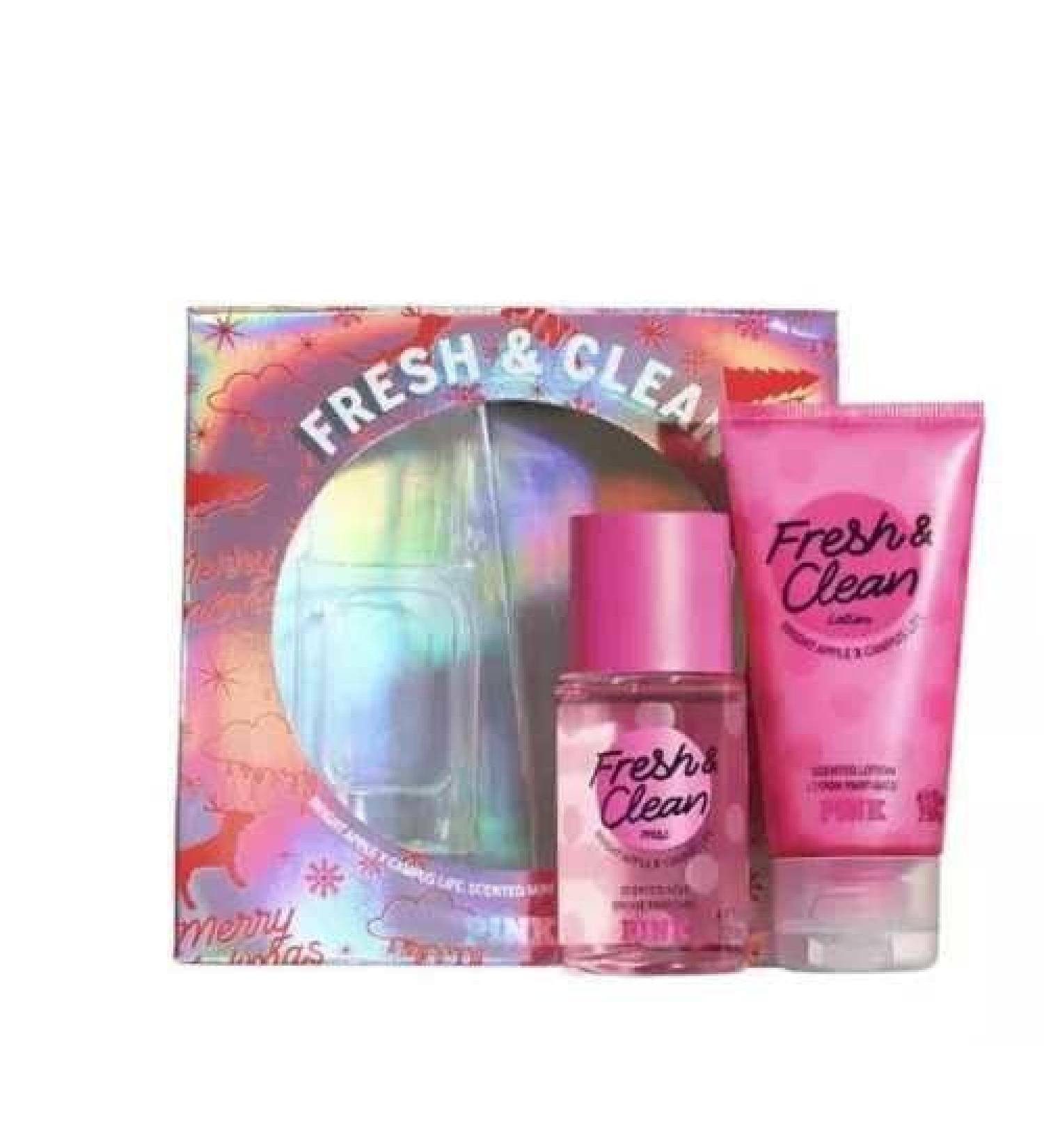 Mini Fragrance Duo Gift Set: Mini Eau de Parfum & Travel Lotion boxed U pick Heavenly Very sexy (Fresh & Clean Mini gift set 2.5 oz lotion & mist)