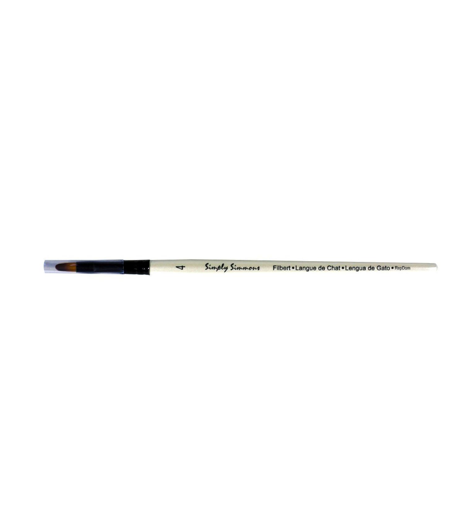 Simply Simmons Filbert Brush #4