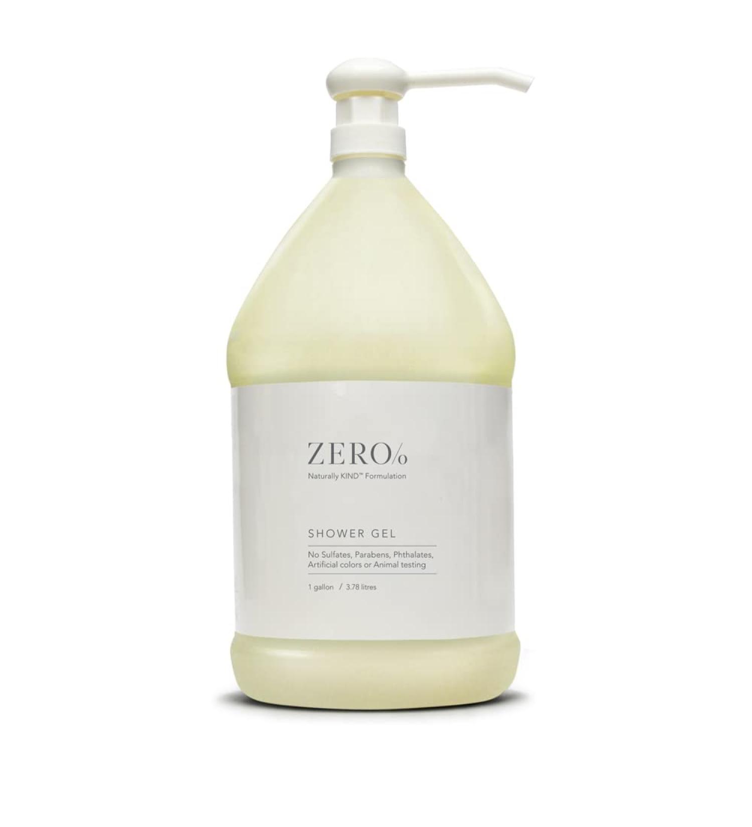 Gilchrist & Soames Zero% Unisex Shower Gel and Body Wash - 1 Gallon - Light and fresh Gently Cleansing Zero Parabens Sulfates and Phthalates - Buy Online on GoSupps.com