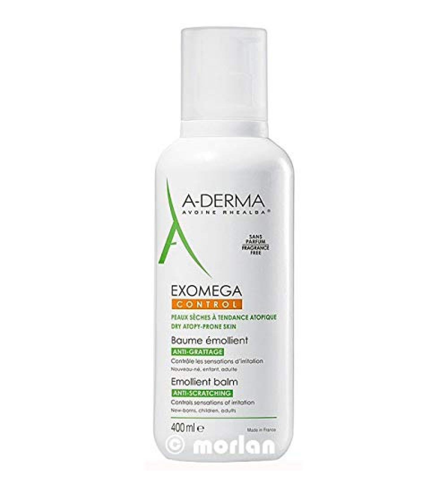 A-Derma A-derma Exomega Control Anti-Scratch Emollient Body Balm for Atopic Skin 400 ml