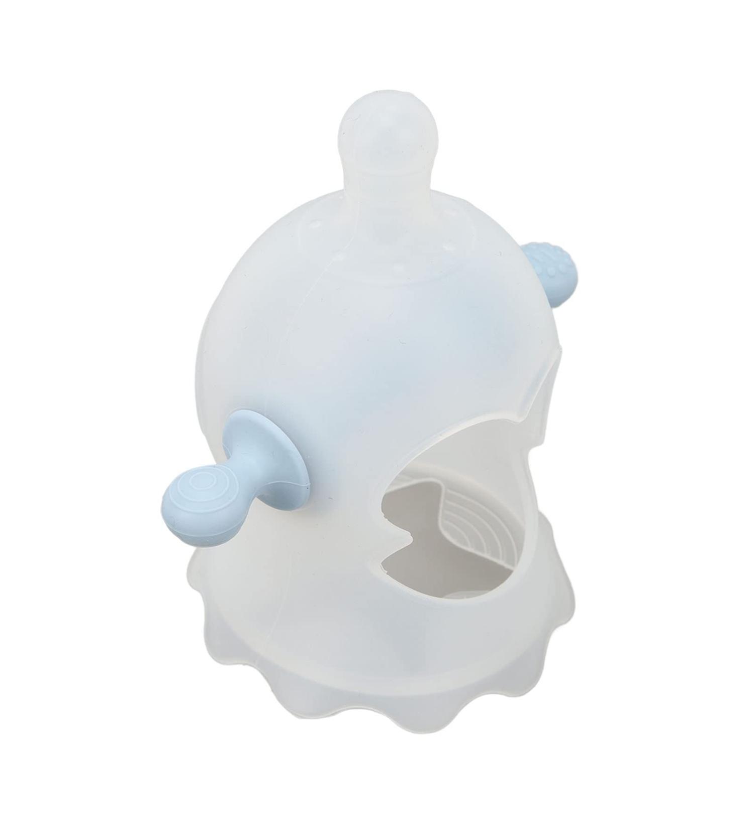 Baby Teether: High-Quality Portable Wrist Teether Monkey Head for Newborns (Blue) - Ideal for International Shipping - Buy Online on GoSupps.com