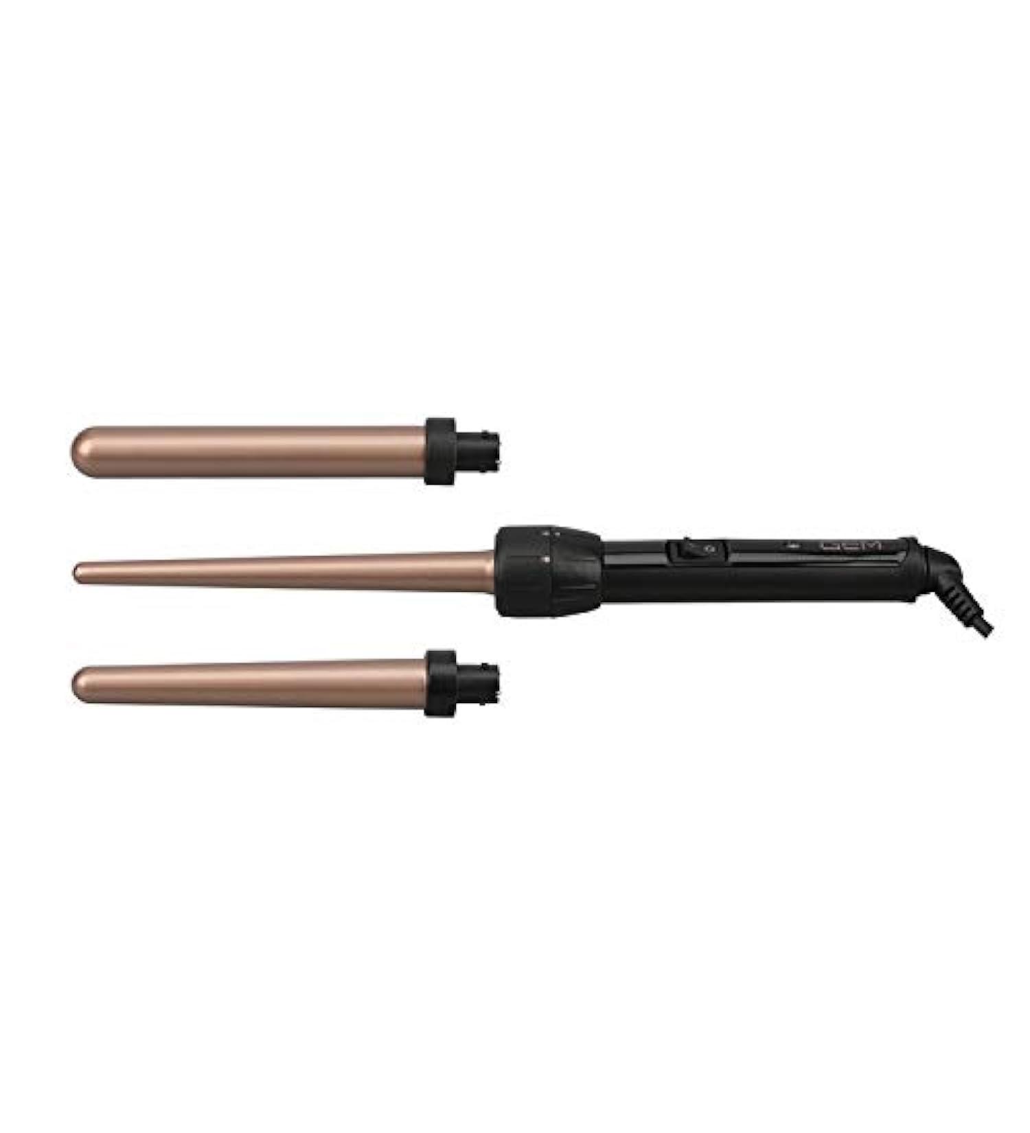 GEM 3 in 1 Curl Designer - Professional Ceramic Curler & Styling Iron with 3 Ceramic Barrels - International Shipping Available - Buy Online on GoSupps.com