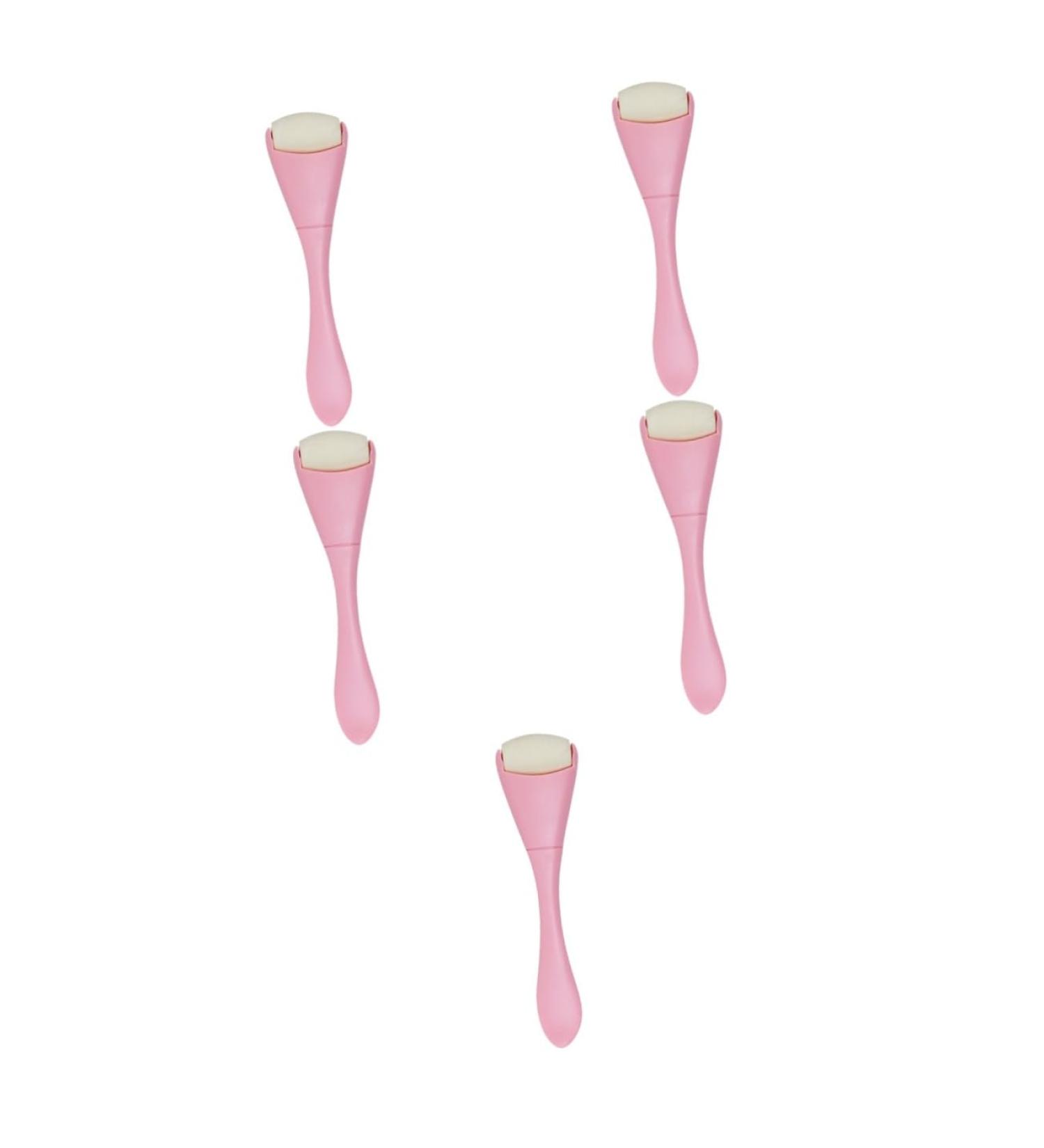 Buy FRCOLOR 5pcs Oil Removal Roller Tools - Hand Held Massager & Volcanic Face Massager for Glowing Skin - Pink - International Shipping Available - Buy Online on GoSupps.com