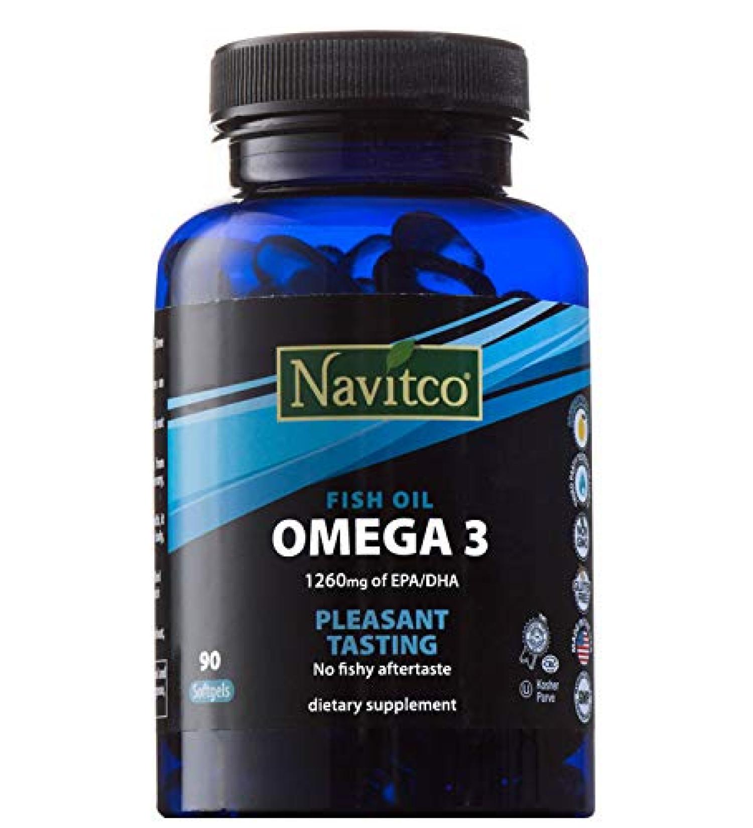 Navitco Omega-3 Fish Oil 3000 mg - 90 Softgels