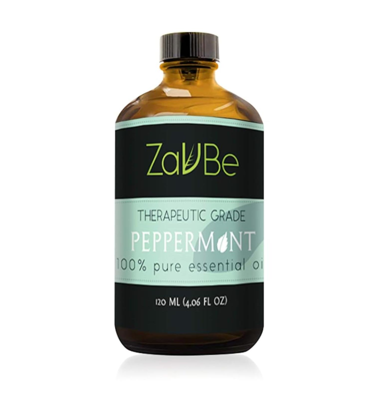MABUA Pure Peppermint Essential Oil Natural Undiluted Therapeutic Grade for Aromatherapy Diffusers Scalp 4 fl. oz.