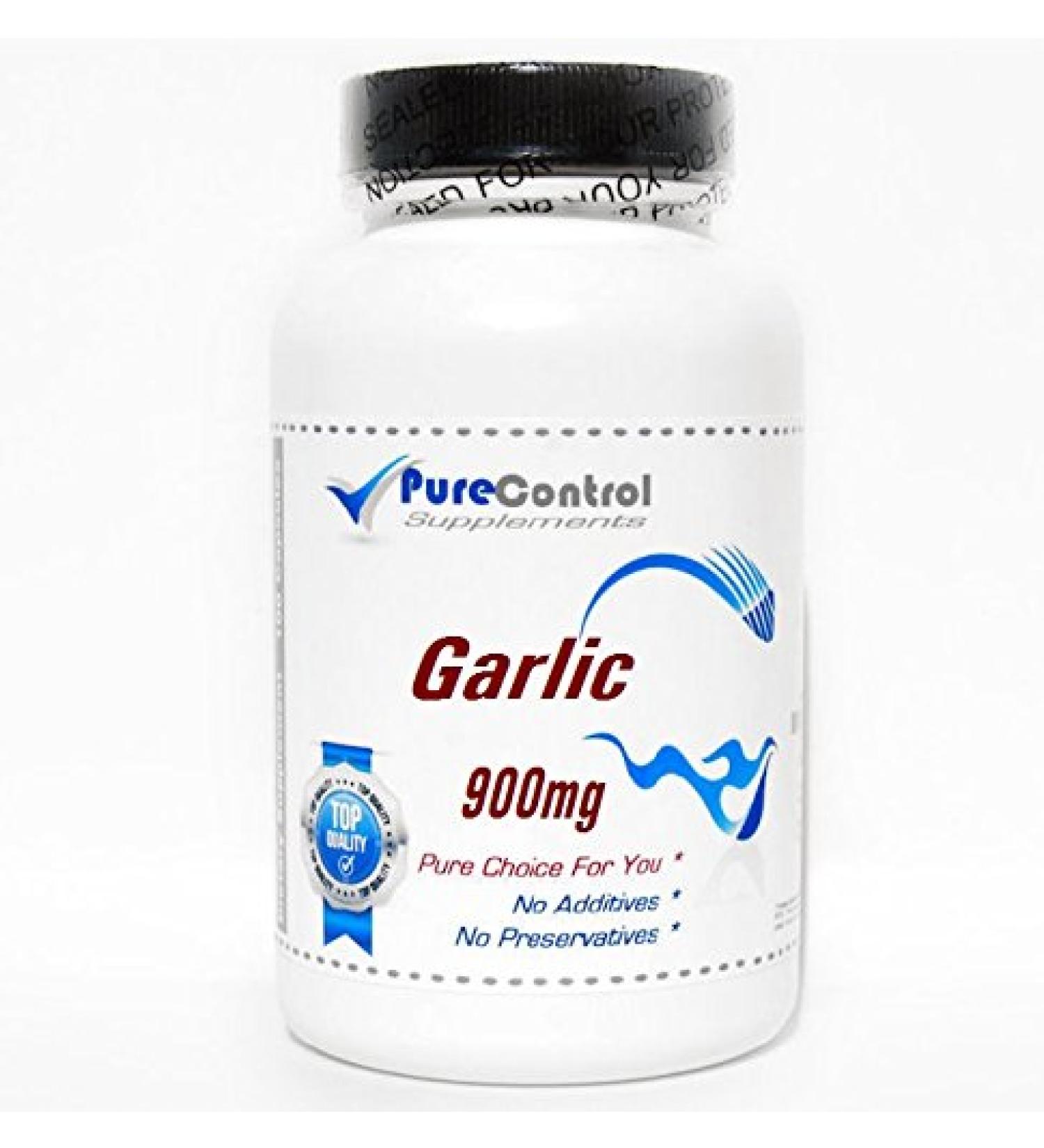 Garlic 900mg // 200 Capsules // Pure // by PureControl Supplements