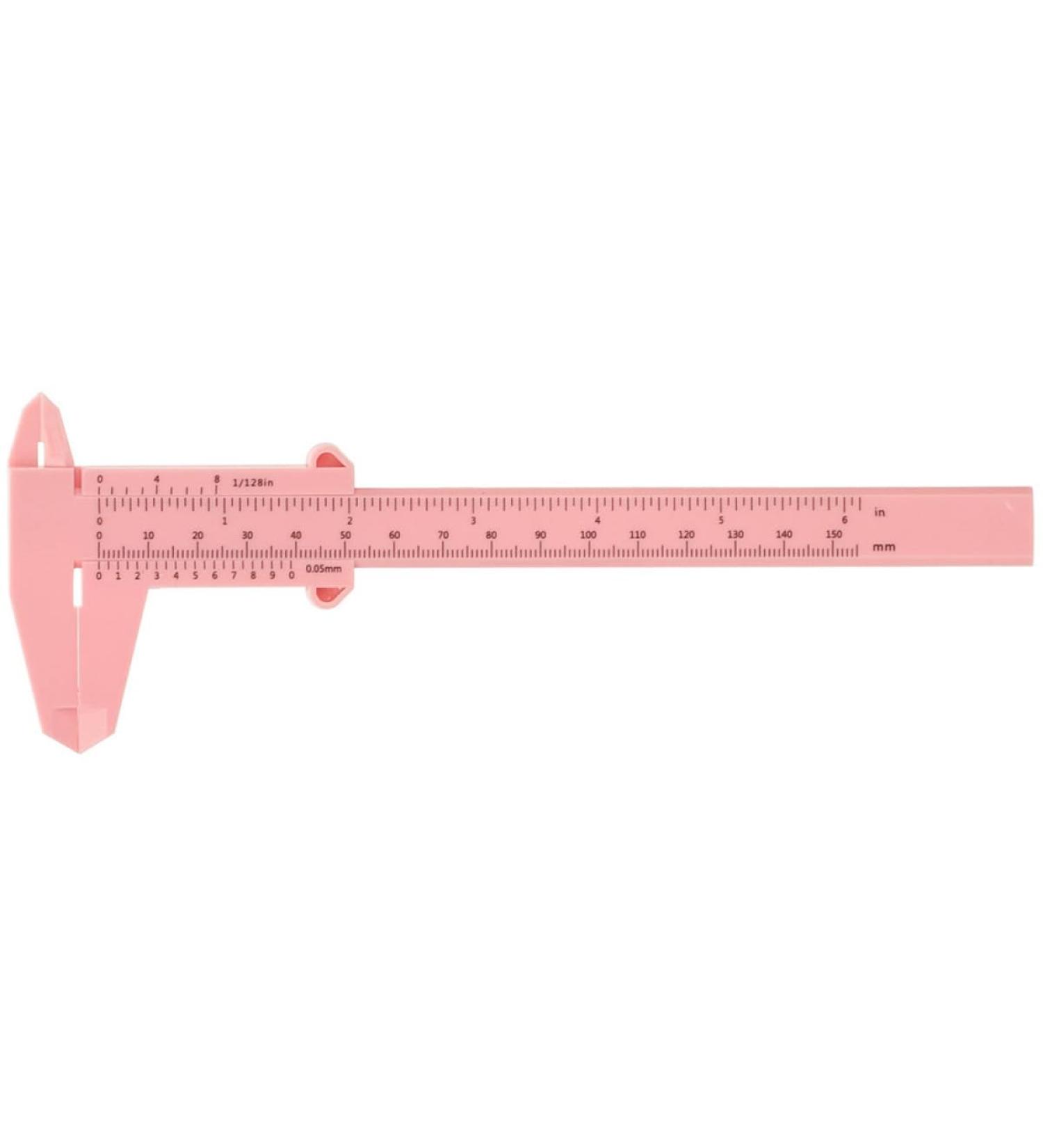 TEHAUX Pied Coulisse pour Sourcils 150 MM en Plastique Rose R gle Sourcils Portable Compas Facial Pr cis pour Mesure de L'Espacement Outil de Maquillage Professionnel et Solide - Buy Online on GoSupps.com