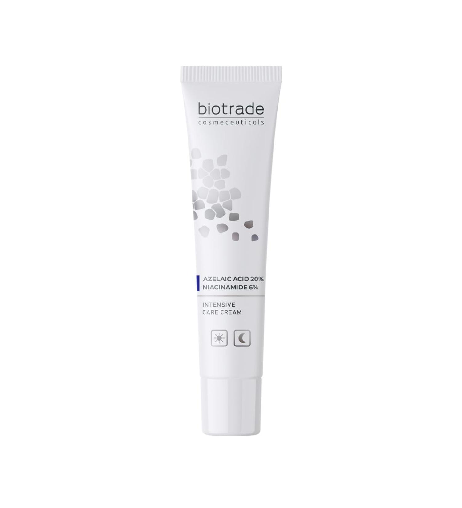 Biotrade Intensive Care Cream: 20% Azelaic Acid & 6% Niacinamide for Skin Whitening and Texture Improvement
