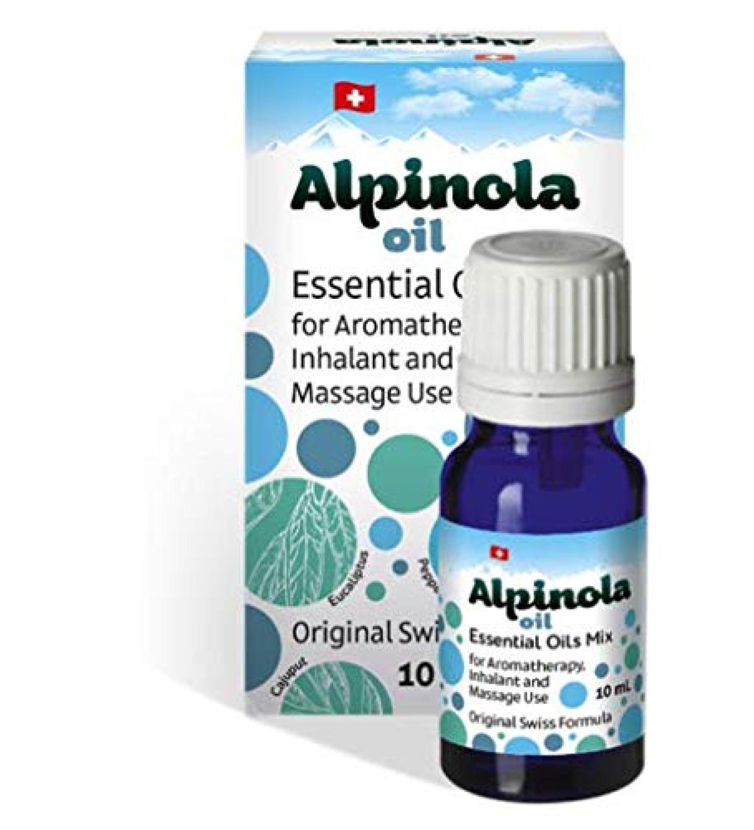 Alpinola Oil - Essential Oils Mix for Aromatherapy Inhalant and Massage Use - Buy Online on GoSupps.com