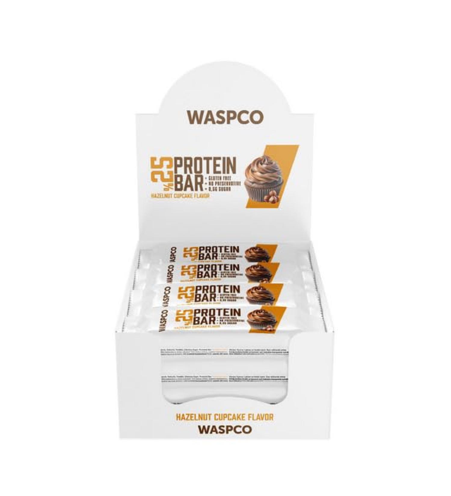 (12 Count) Protein Bars HAZELNUT CUPCAKE Gluten Free with 9g Protein and 0.5g Sugar 36 G - Buy Online on GoSupps.com