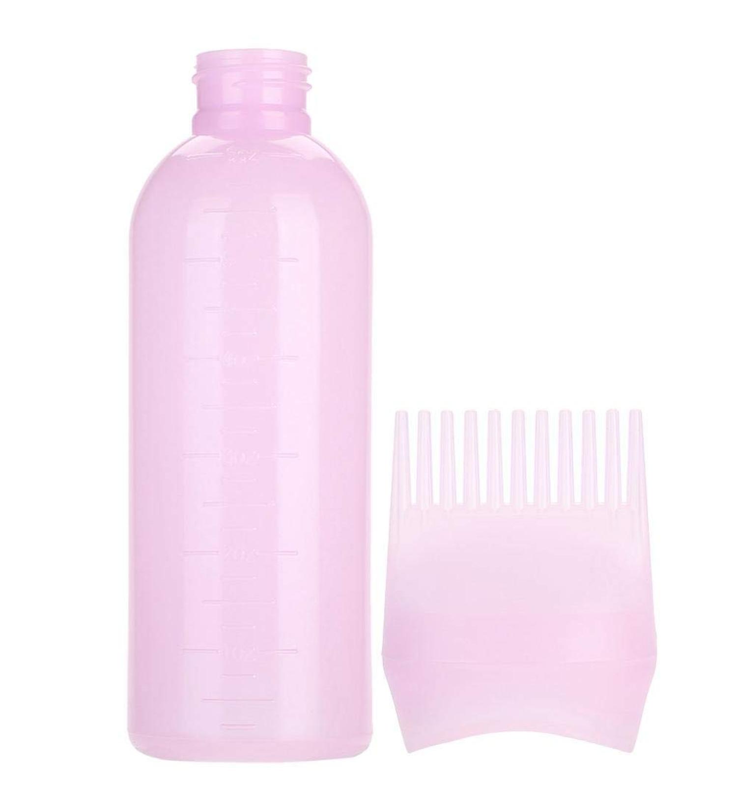 Professional 160ml Transparent Hair Dye Bottles - 3 Color Set (Pink Rose) | International Shipping Available - Buy Online on GoSupps.com