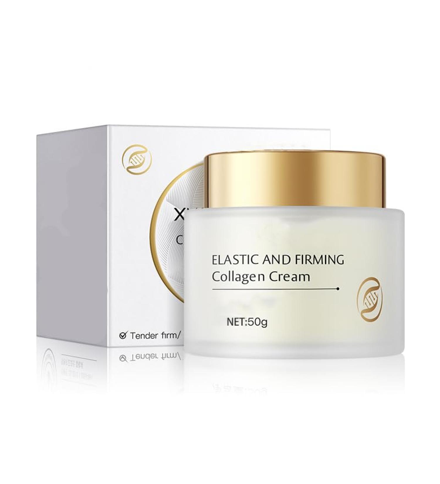 Grospe Elastic and Firming Collagen Cream Moisturizing & Nourishing Cream Hydrates Moisturizes Nourishes and Firms the Skin Suitable for Dry Normal and Oily Skin Types 1.76 FL OZ - Buy Online on GoSupps.com