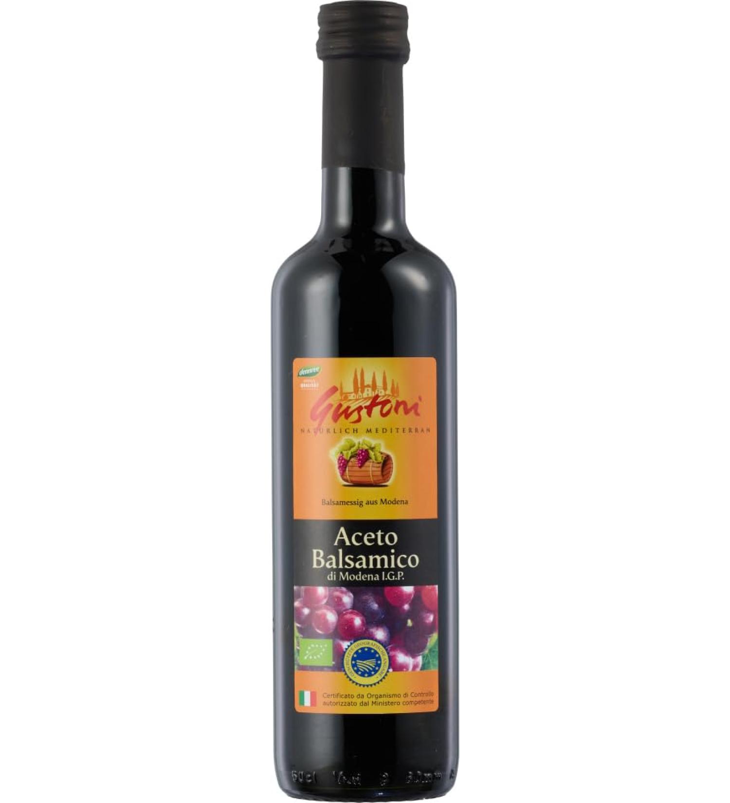 Gustoni Gustoni Organic Balsamic Vinegar of Modena PGI (1 x 500 ml)