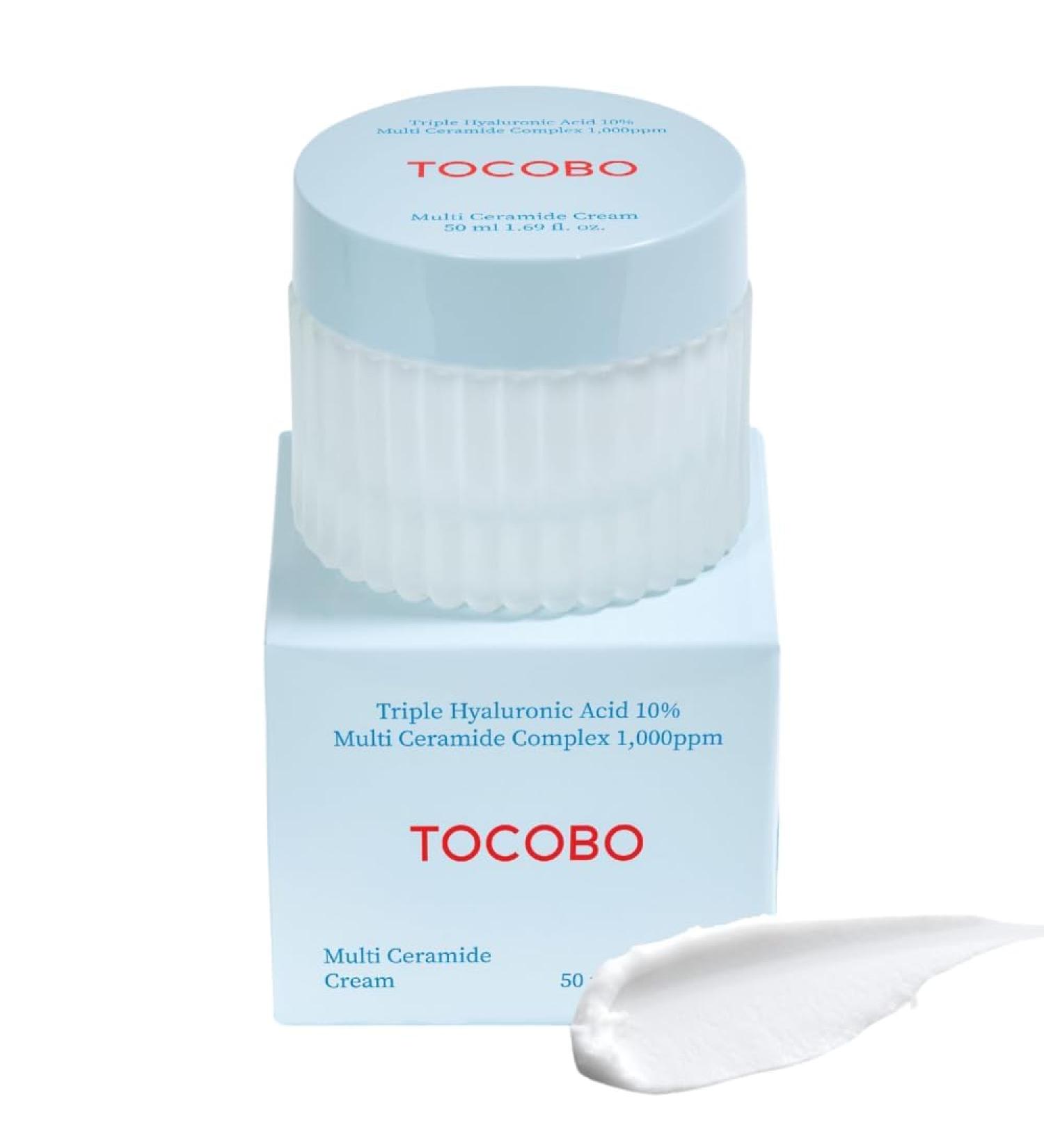 Multi Ceramide Cream 1.7 Fl oz - Korean Vegan Moisture Cream for Sensitive Skin | Natural Ingredients Cruelty-Free Ceramide Moisturizer | Best Korean Skin Care - Buy Online on GoSupps.com