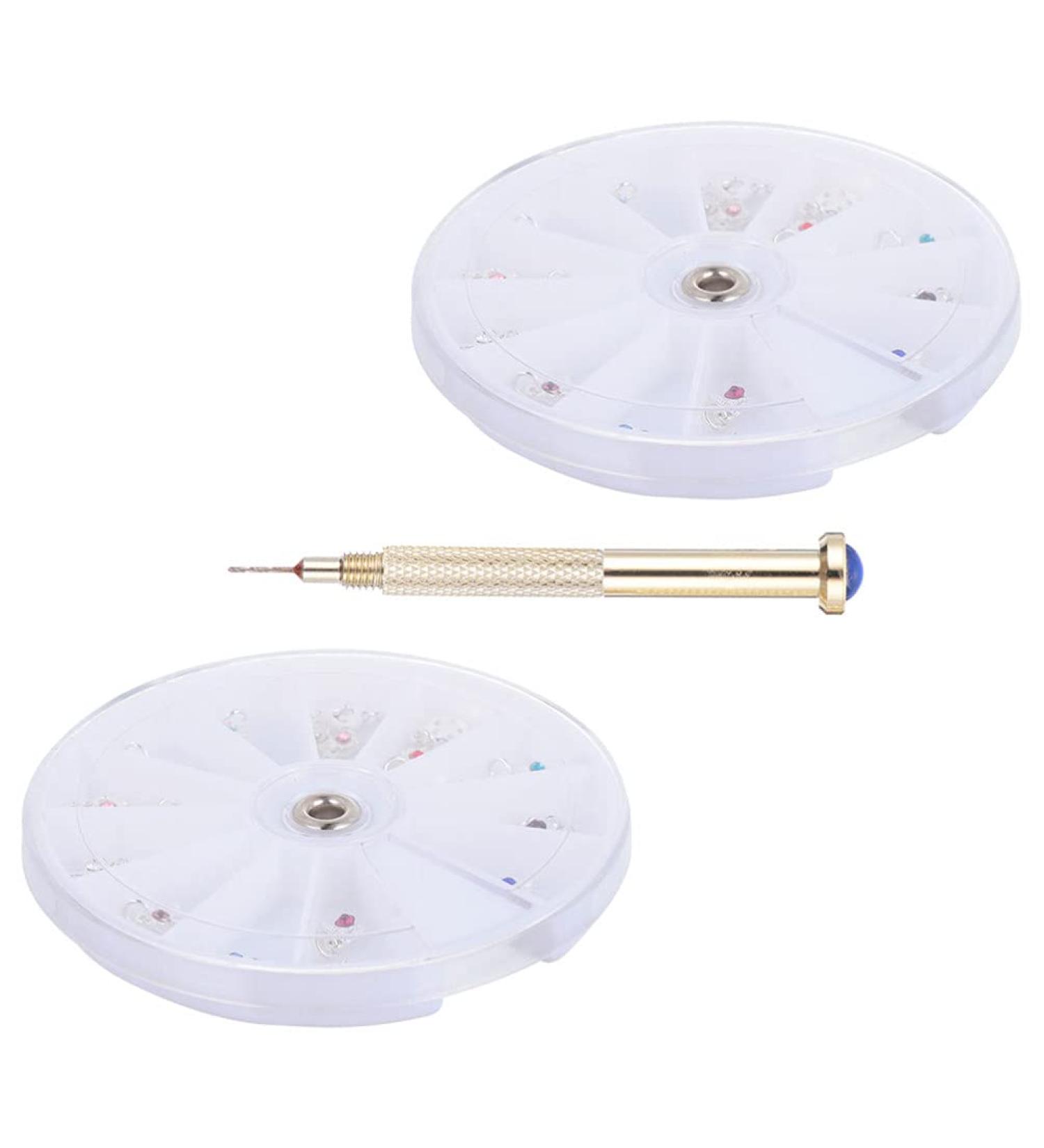 Lurrose 2 Boxes nail pendant nail DIY pendant punch nail piercing charms nail art piercing jewelry metal nail art charms nail accessories nail art decor perforation drill alloy 3d - Buy Online on GoSupps.com