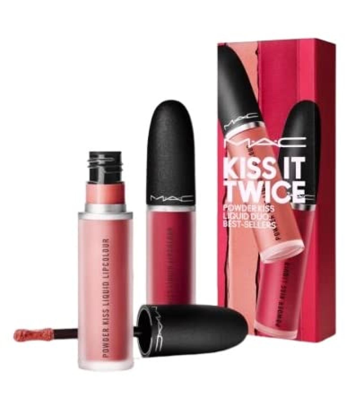 Buy MAC Kiss It Twice Powder Kiss Liquid Duo - Top-Selling Lip Products for International Shipping - Buy Online on GoSupps.com