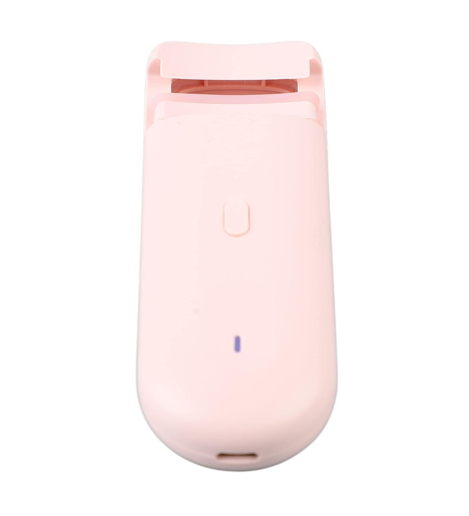 Verdant Touch Silicone Lash Curling Tool Heated Eyelash Curler Portable Electric Pink Silicone Lash Quick Curling Tool for Women Long Lasting Curl - Buy Online on GoSupps.com