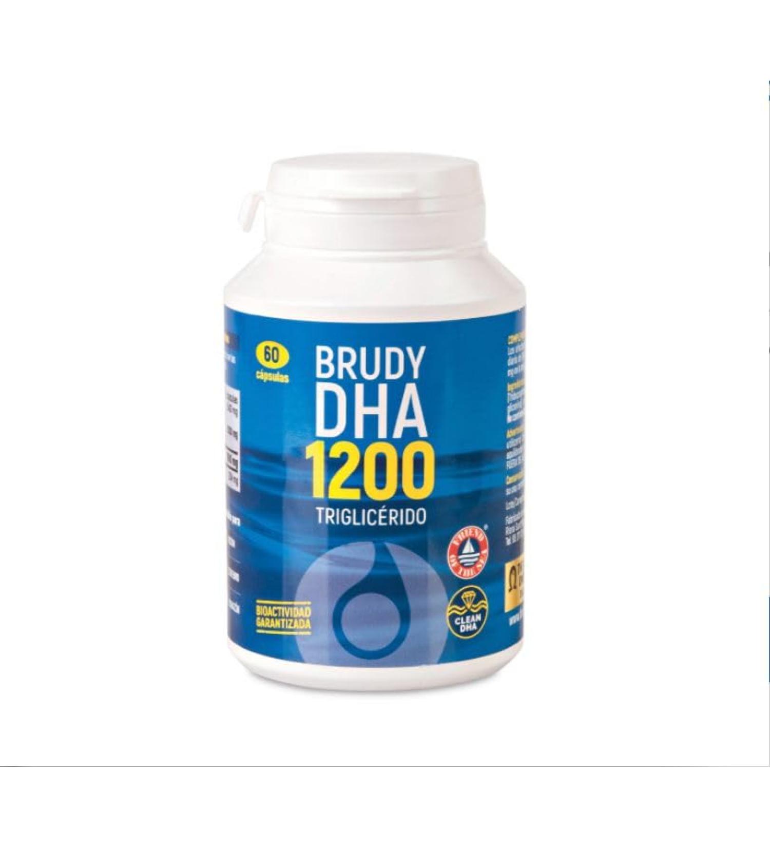 BRUDY DHA 1200 TRIGLICERI 60 capsules raw materials for sustainable fishing made in the EU and free from harmful substances - Buy Online on GoSupps.com