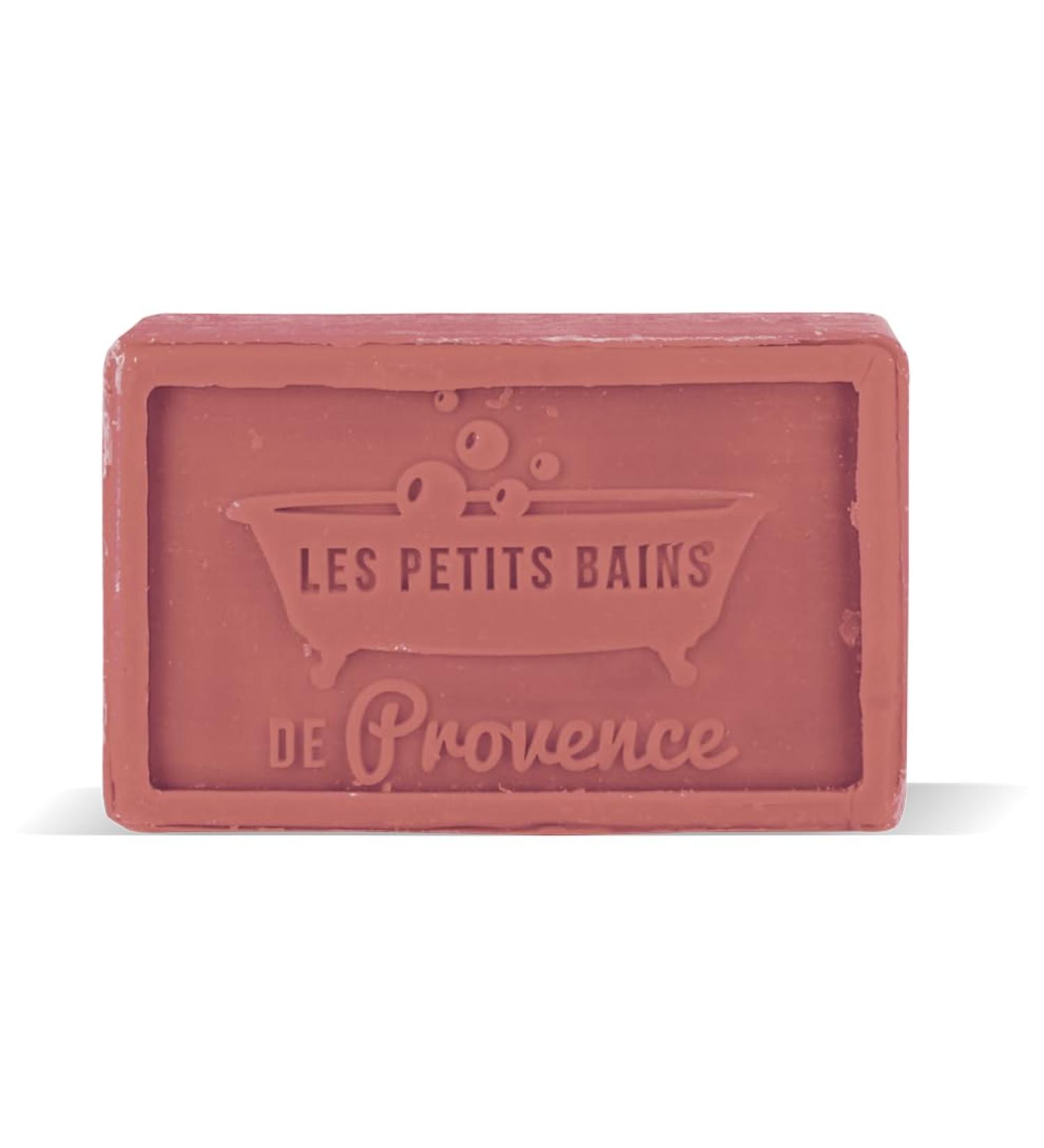 LES PETITS BAINS DE Provence Marseille Soap 100g Red Fruits Natural Solid Bar Les Petits Bains de Provence Enriched with Olive Oil Made in France Perfumed Body and Hand Soap