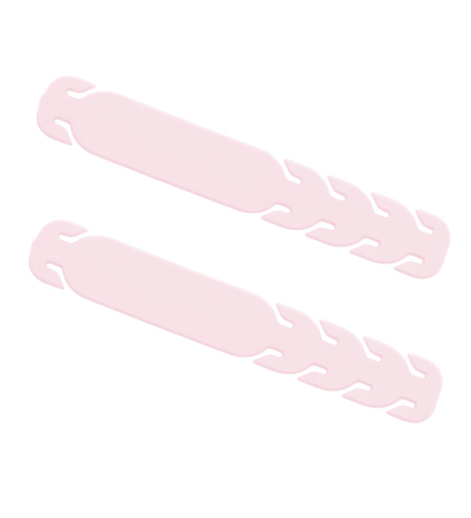 Anneomas 10-Piece Ear Expansion Tracks for Earrings | Adjustable Mask Rope Buckle & Cord Hooks - One-Way Ear Licky Pink (11x1.8cm) - International Shipping Available - Buy Online on GoSupps.com