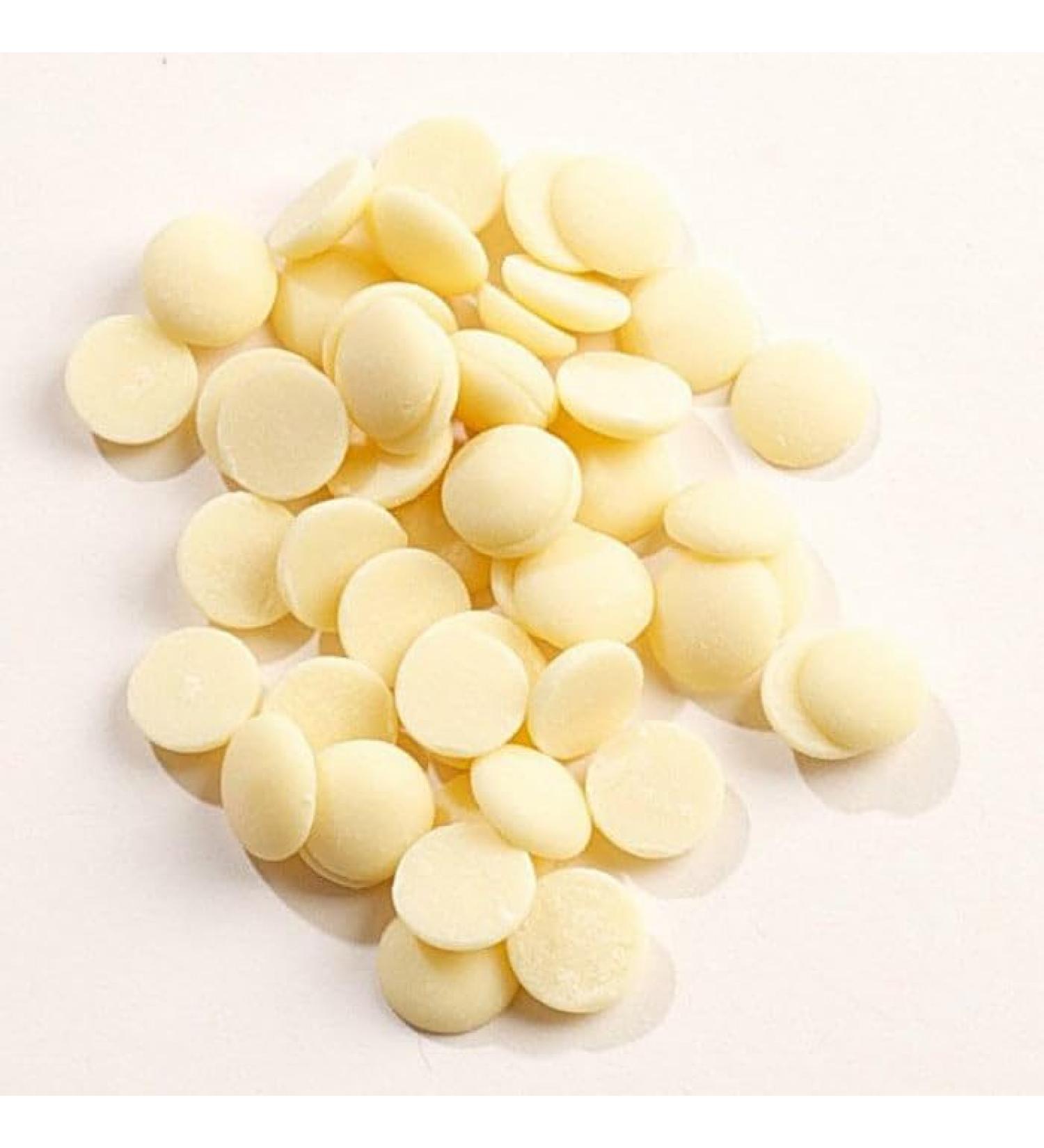 Bakers Street | Belgium White Chocolate Callets 3X1Kg (3Kg) | Premium Quality | 28% Cocoa | Baking & Dessrets | Makeing Cake Muffin and all of bakings - Buy Online on GoSupps.com