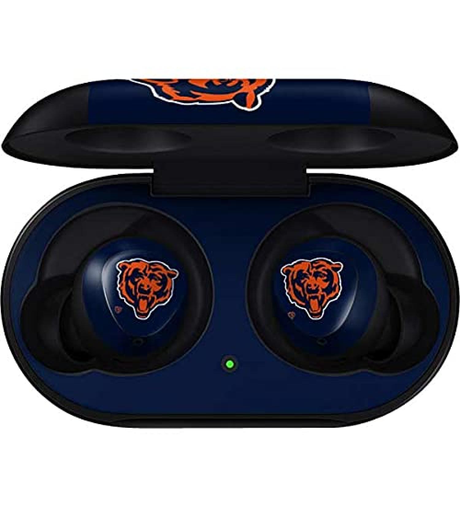 Skinit Decal Audio Skin Compatible with Samsung Galaxy Buds - Officially Licensed NFL Chicago Bears Large Logo Design