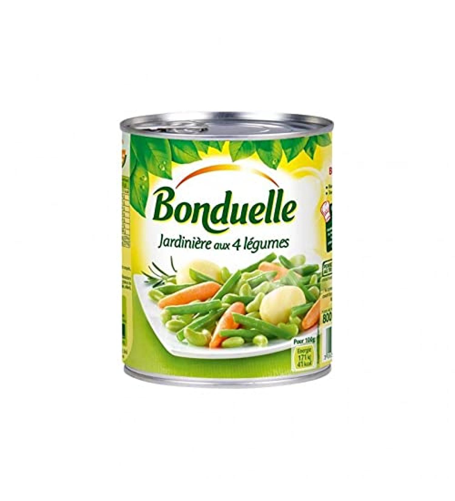 Bonduelle Jardinière with 4 Vegetables 800g (pack of 5)