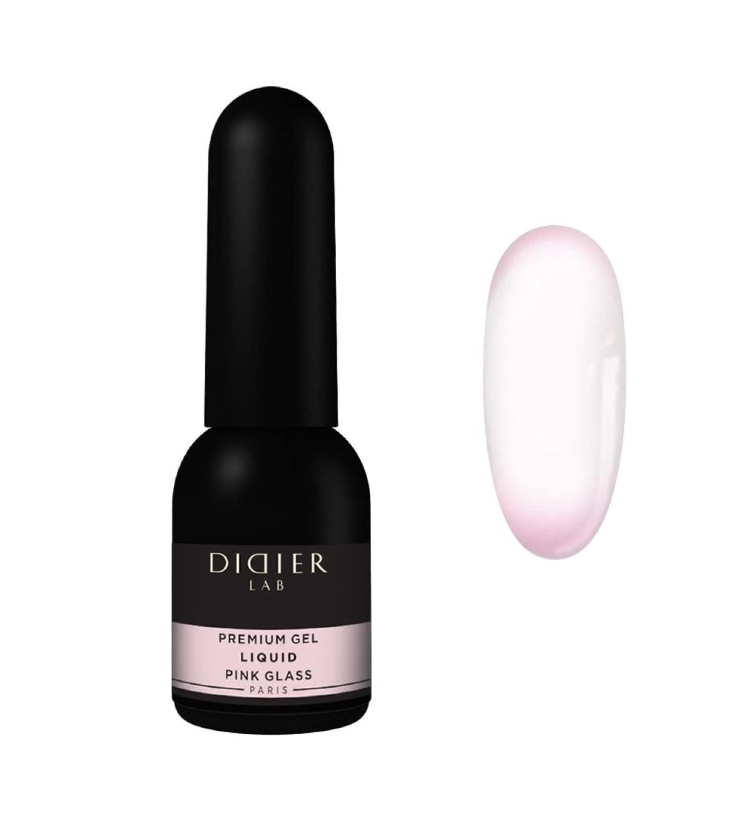 Didier Lab Premium Pink Glass Builder Gel 10ml - Nail Extension & Strengthener - LED UV Gel for Repair & Hardening - Buy Online on GoSupps.com