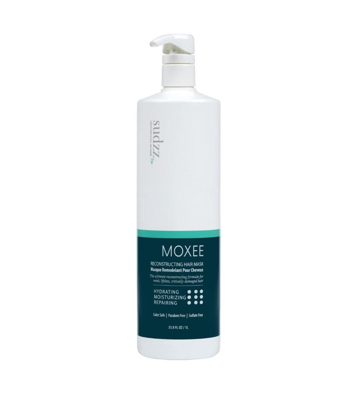SUDZZfx Moxee Reconstructing - Hydrating Hair Mask - Deep Conditioner for Dry Damaged Hair Care - Hair Repair - Provides Nourishment and Restores Weak  lifeless  Critically Damaged Hair - 33.8 Fl Oz 33.8 Fl Oz (Pack of 1...