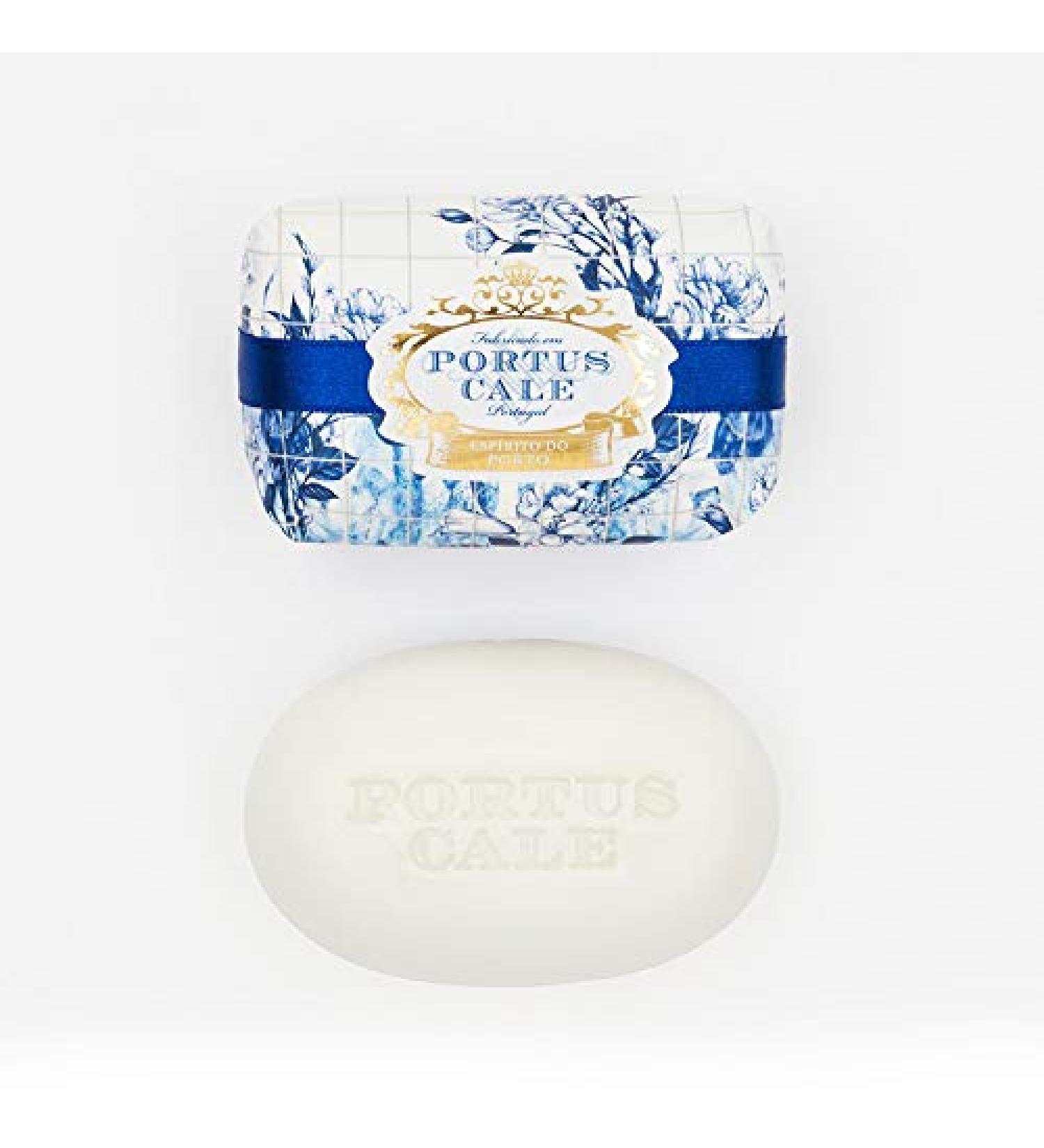 Portus Cale Gold & Blue Soap (Pink Pepper and Jasmine Soap) 150g/5.3oz
