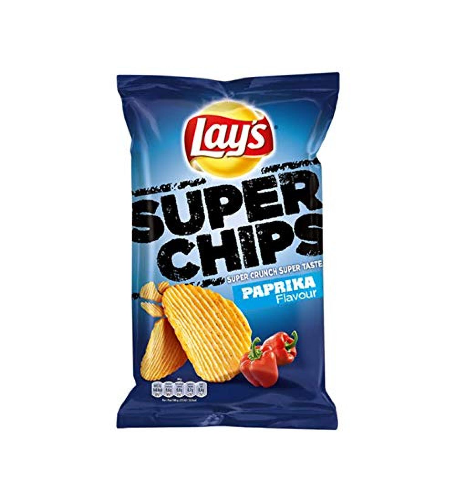 Lay's Pepper Chips | Lay's | Paprika Superchips | Total Weight 215g