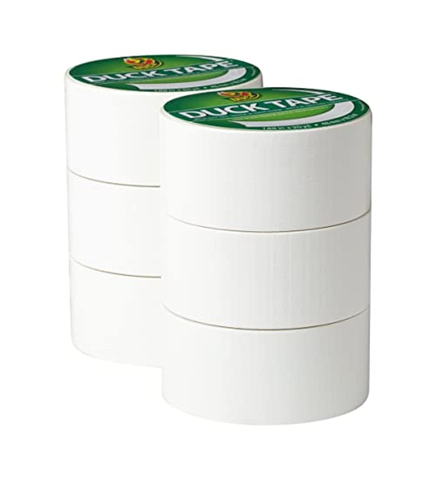 Duck Brand 1265015_C Color Duct Tape, White - 6 Rolls - Buy Online on GoSupps.com