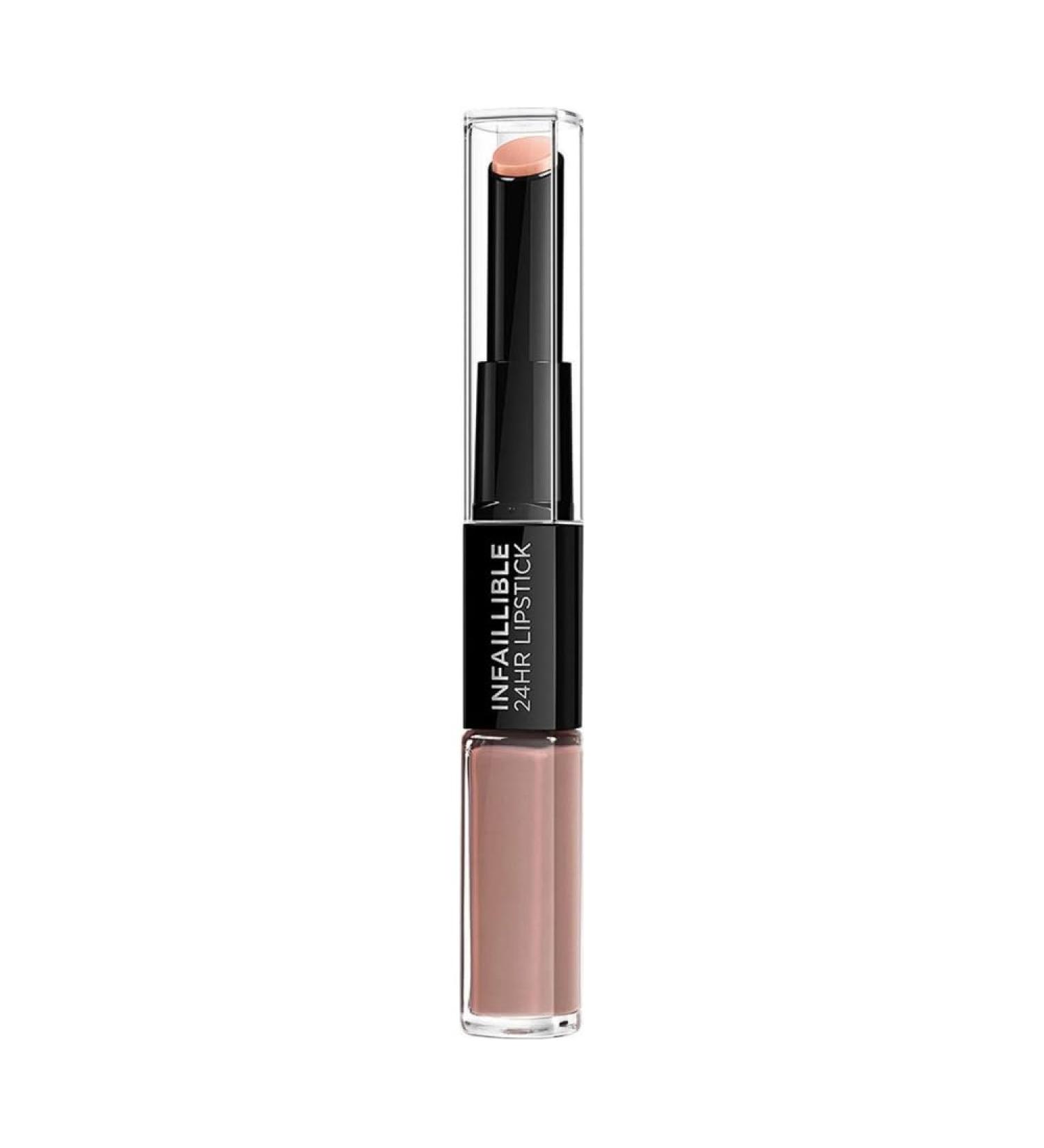 L'Oreal Paris Infallible 24HR 2 Step Lipstick 116 Beige to Stay 116 Beige to Stay 1 count (Pack of 1)
