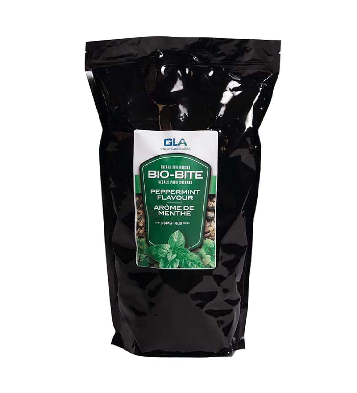 Bio-Bite All-Natural Horse Treats with Essential Nutrient High Fiber Alfalfa Timothy No Sugar Added Peppermint (3.63kg)