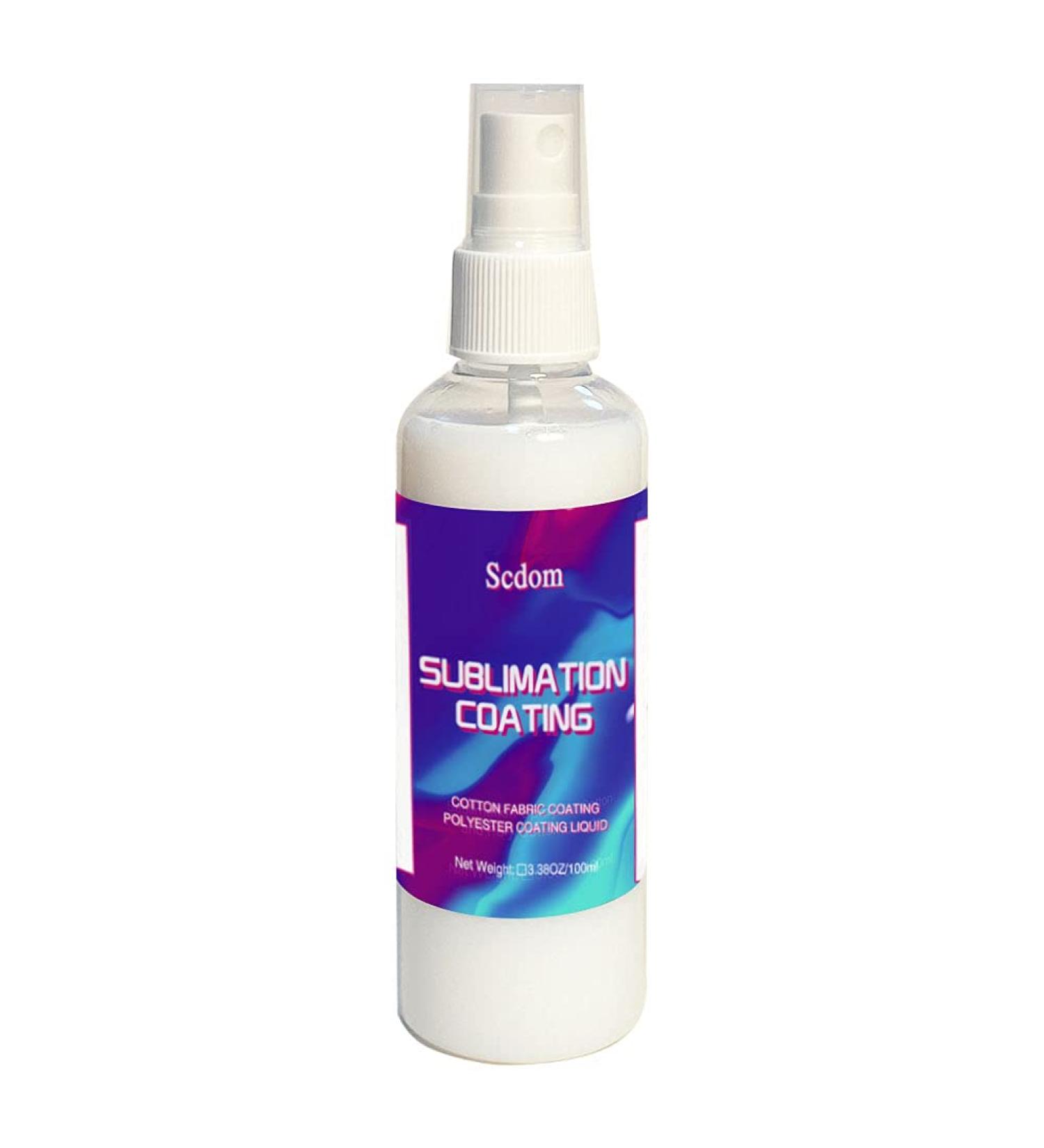 SCDOM Sublimation Coating Spray for Cotton & Polyester - Enhance Color Vibrancy & Print Adhesion on Fabric, Wood, Canvas, Tote Bags & Pillows - Buy Online on GoSupps.com