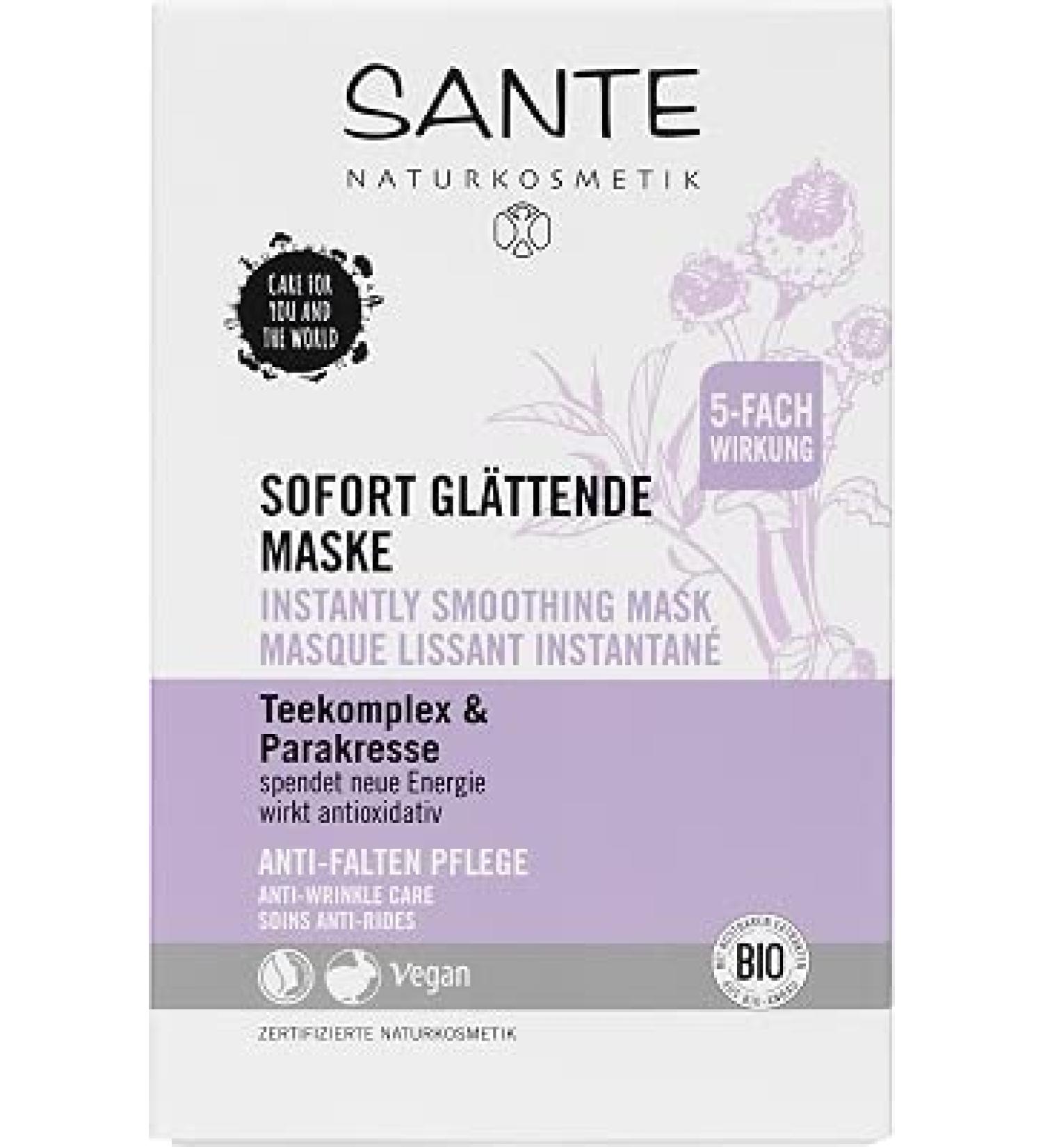 Sante immediately smoothing mask 2x4 ml