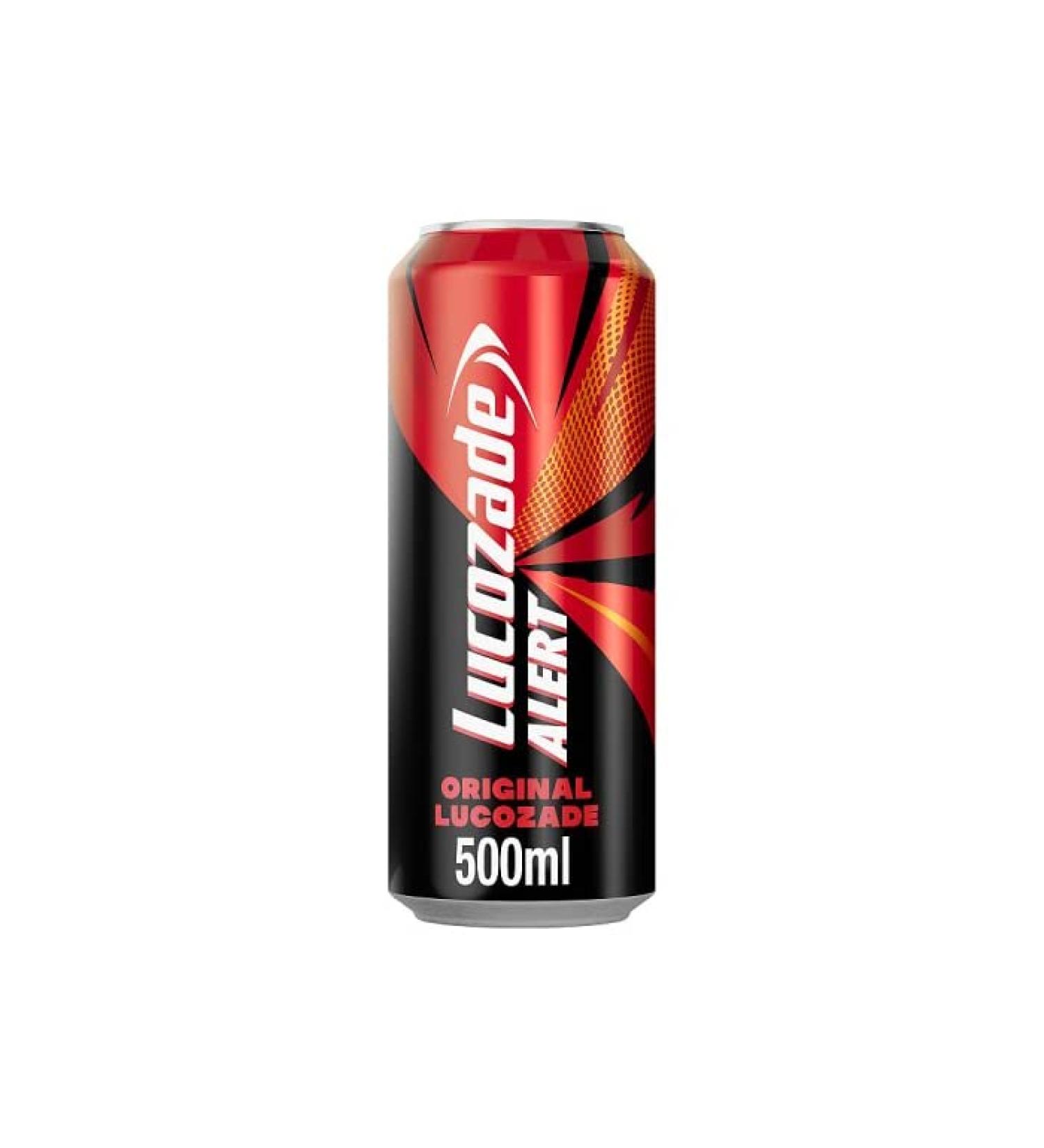 Lucozade Alert High Caffeine Energy Drink 12x500ml (Original)