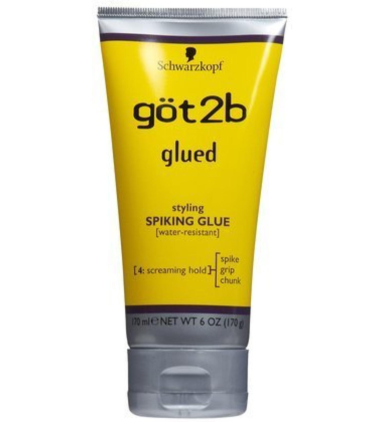 got2b Glued Styling Spiking Glue-6 oz (Quantity of 4)