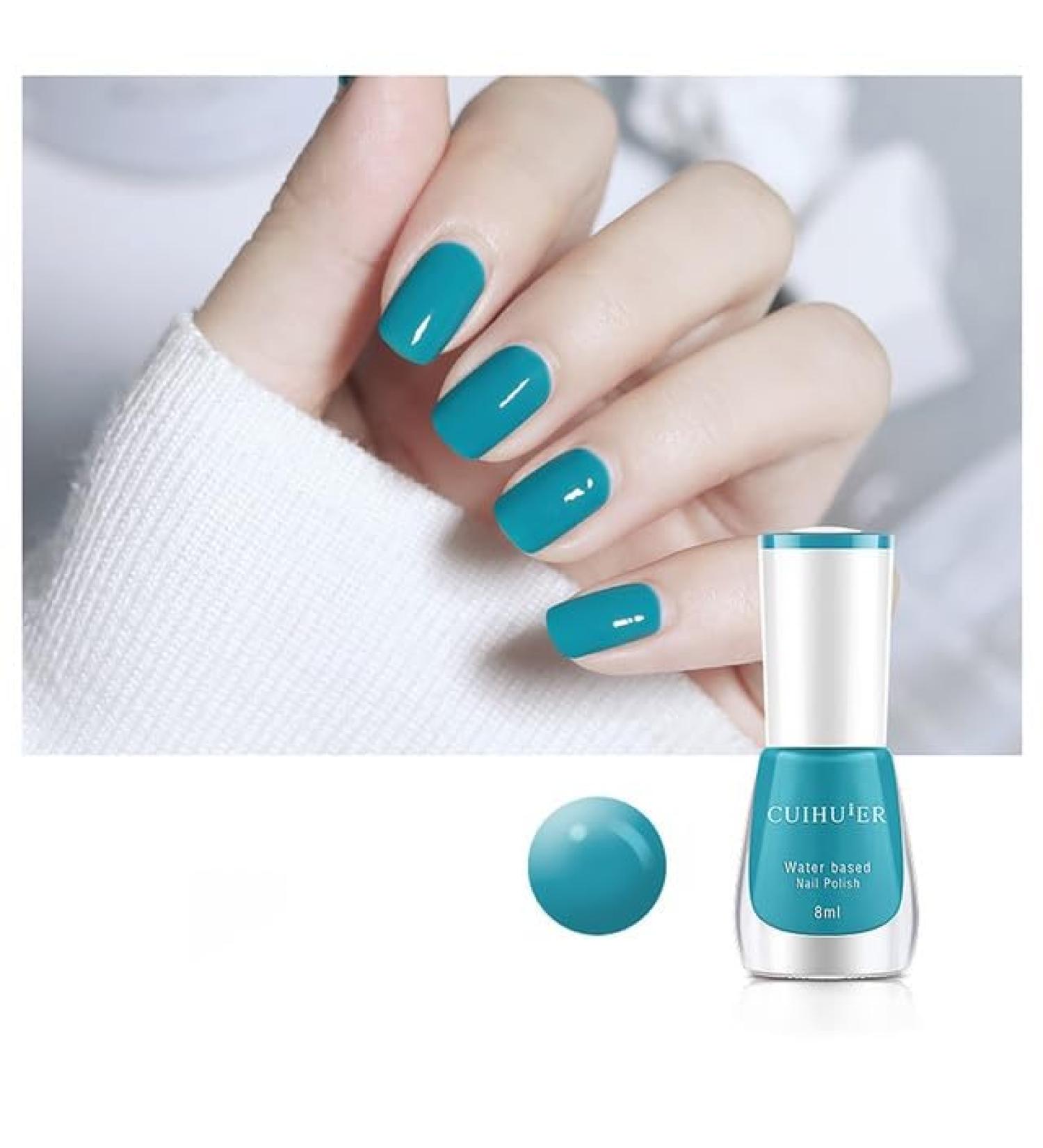 Nail Lights 8ML Base Coat Varnish Top Manicure Nail Polish Permanent Varnishes Polish Semi Nail for Gel Gel Nail - (Color: L) - Buy Online on GoSupps.com