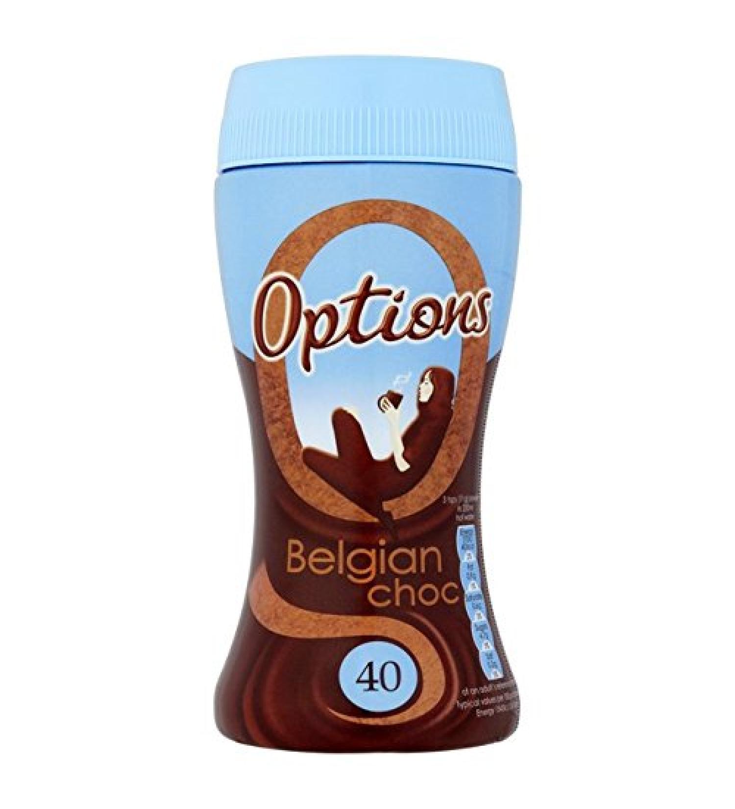 Options Belgian Chocolate 220g